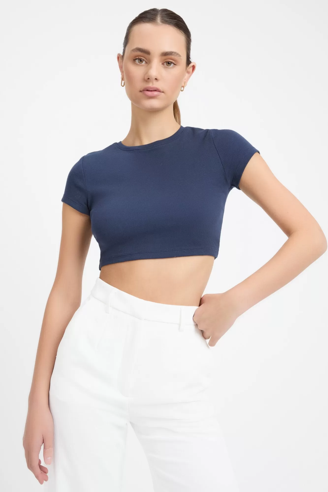 KOOKAÏ Alana Crop Navy Best