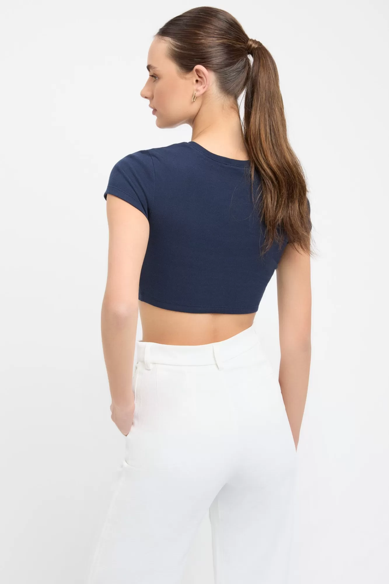 KOOKAÏ Alana Crop Navy Best