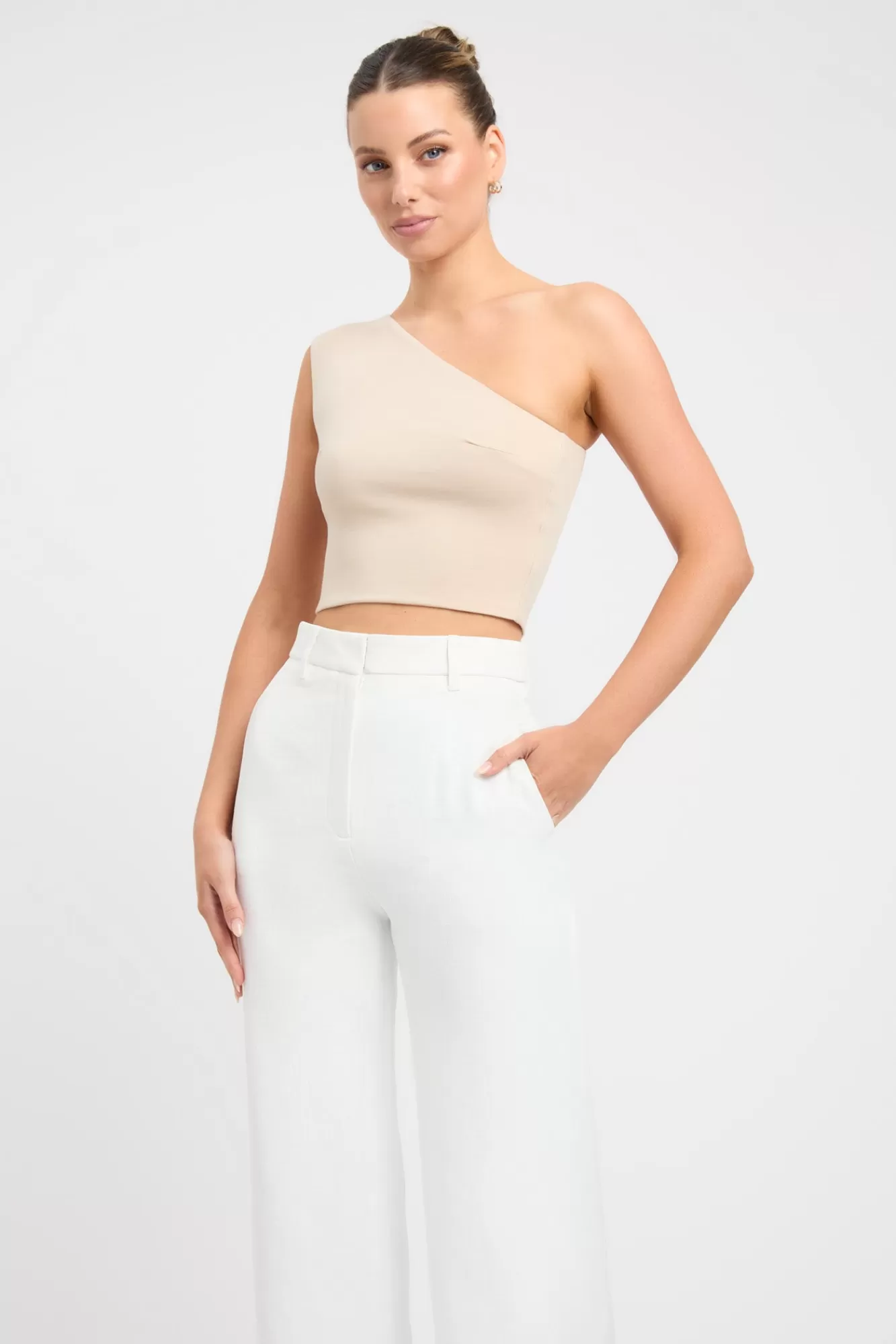 KOOKAÏ Alex Top Smoke Beige Flash Sale