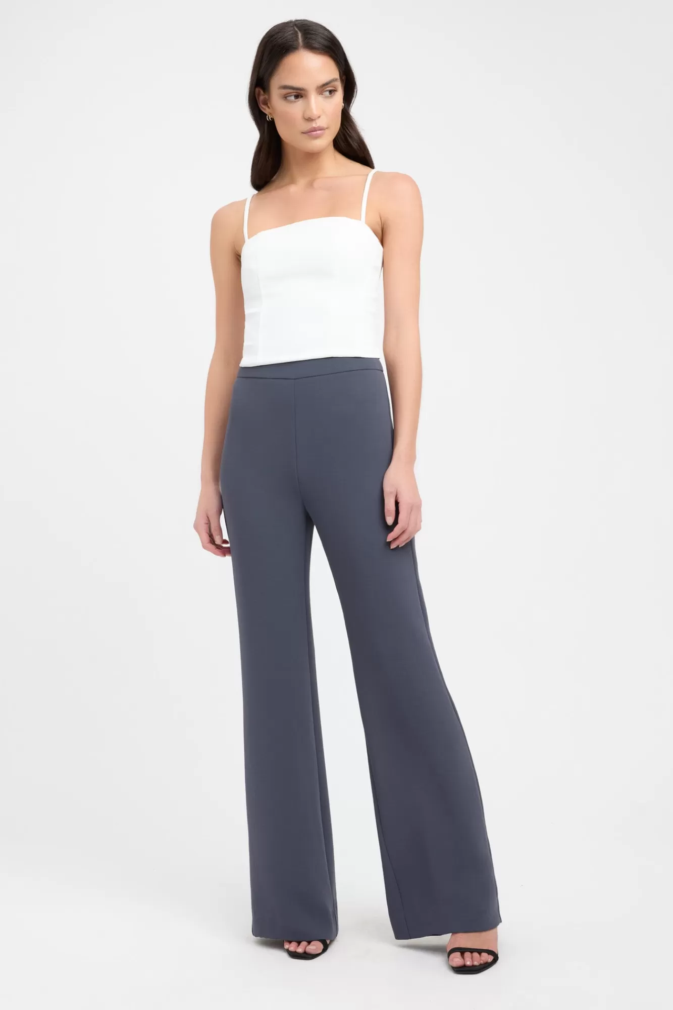 KOOKAÏ Alpha Long Flare Pants Iron Best Sale