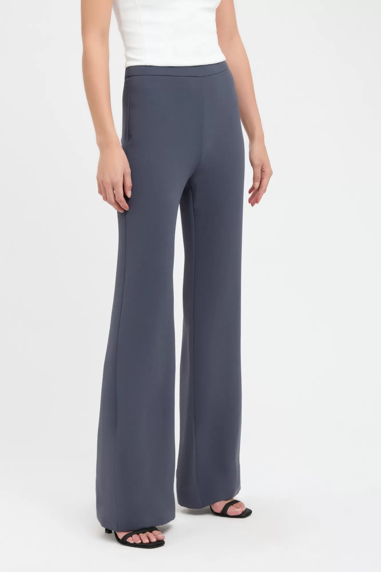 KOOKAÏ Alpha Long Flare Pants Iron Best Sale