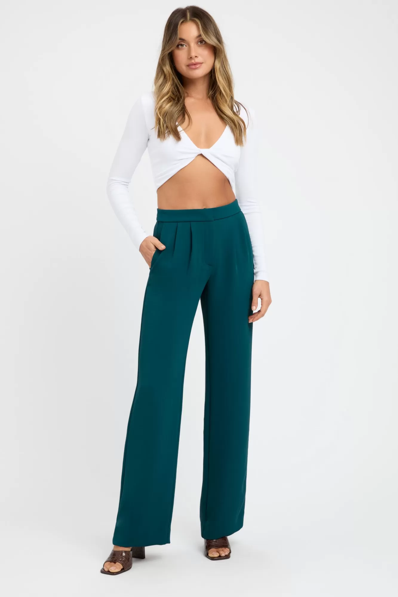 KOOKAÏ Alpha Low Rise Pant Deep Green New