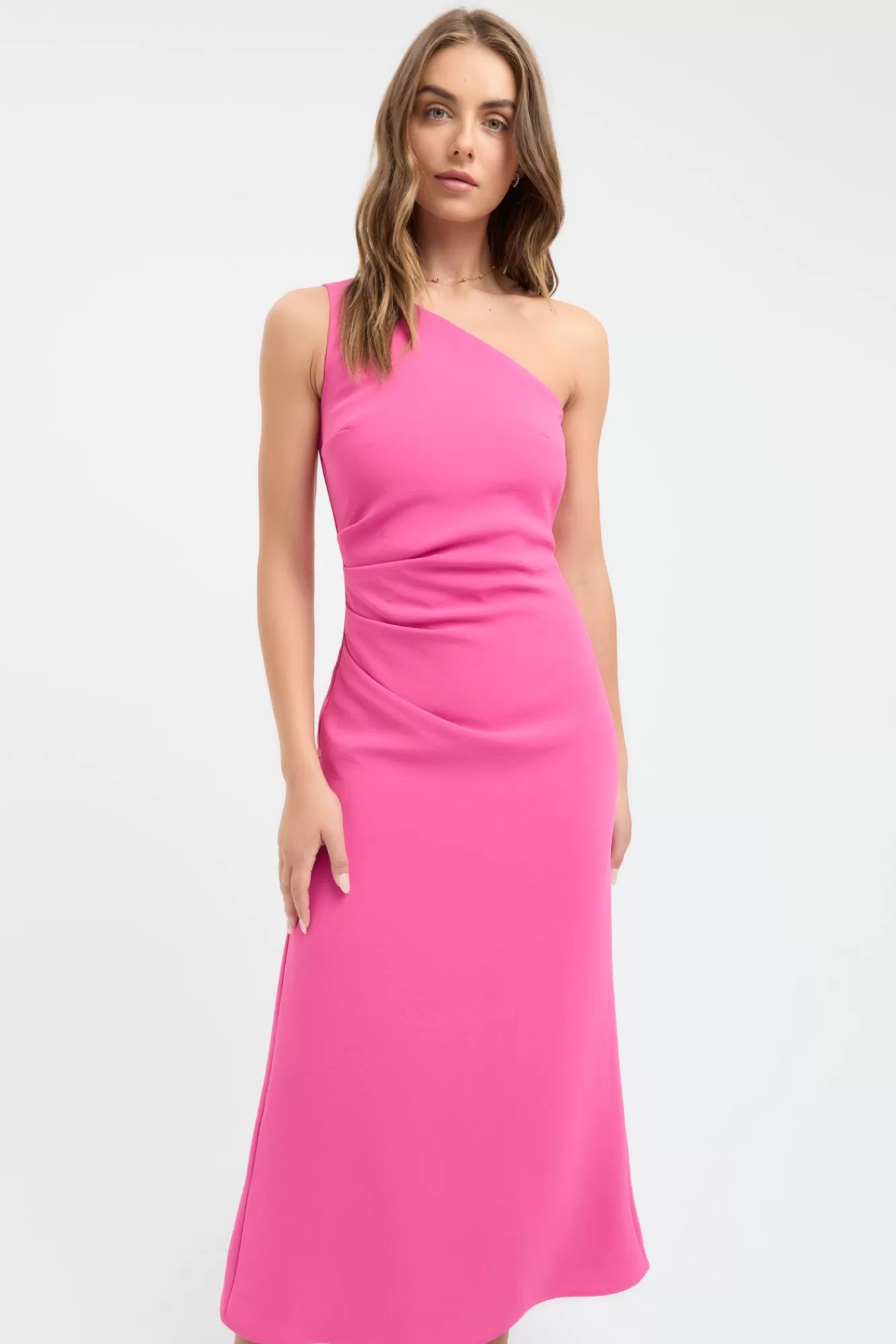 KOOKAÏ Alpha Rouched Dress Paradise Pink Fashion