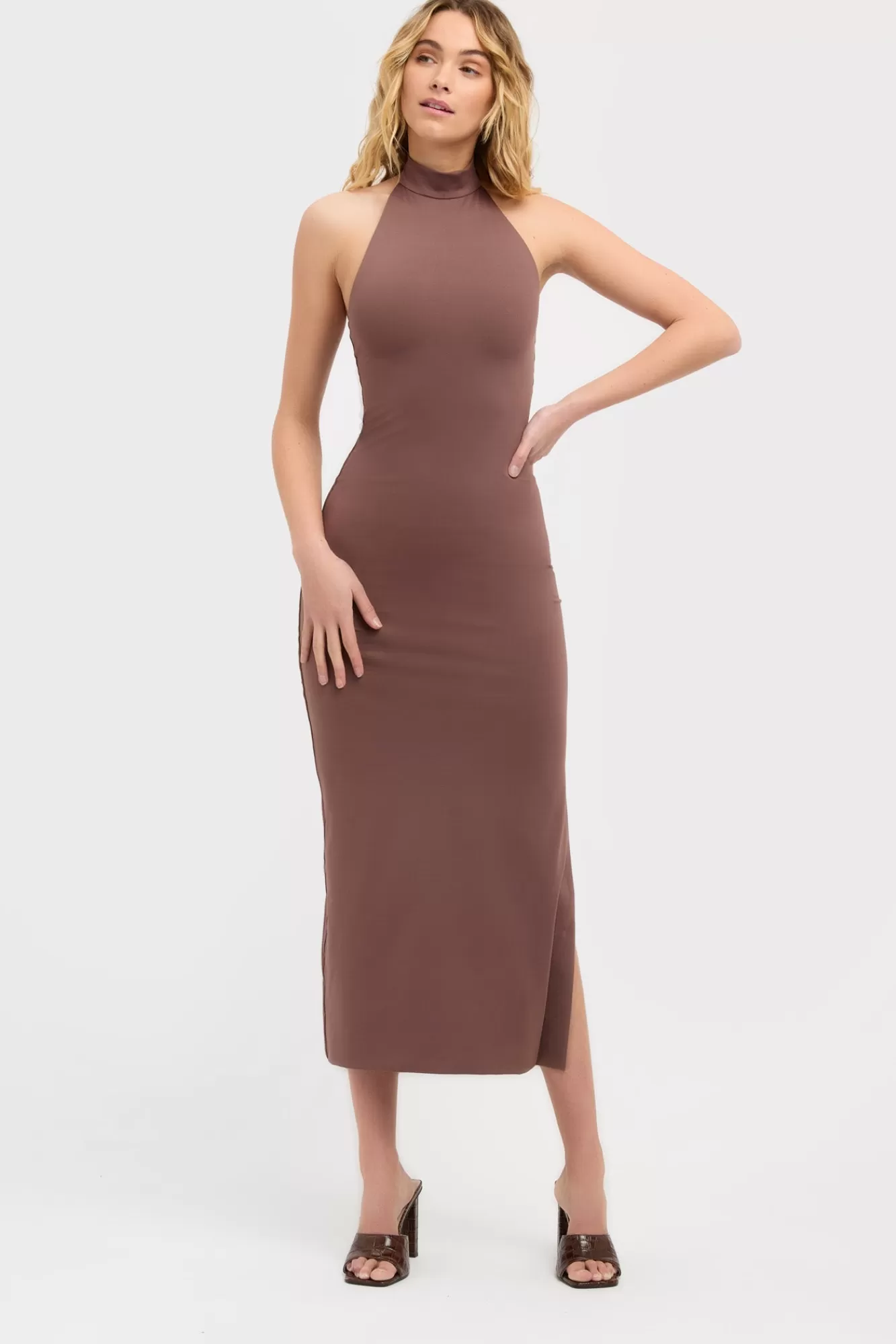 KOOKAÏ Archer Midi Dress Brownie Sale