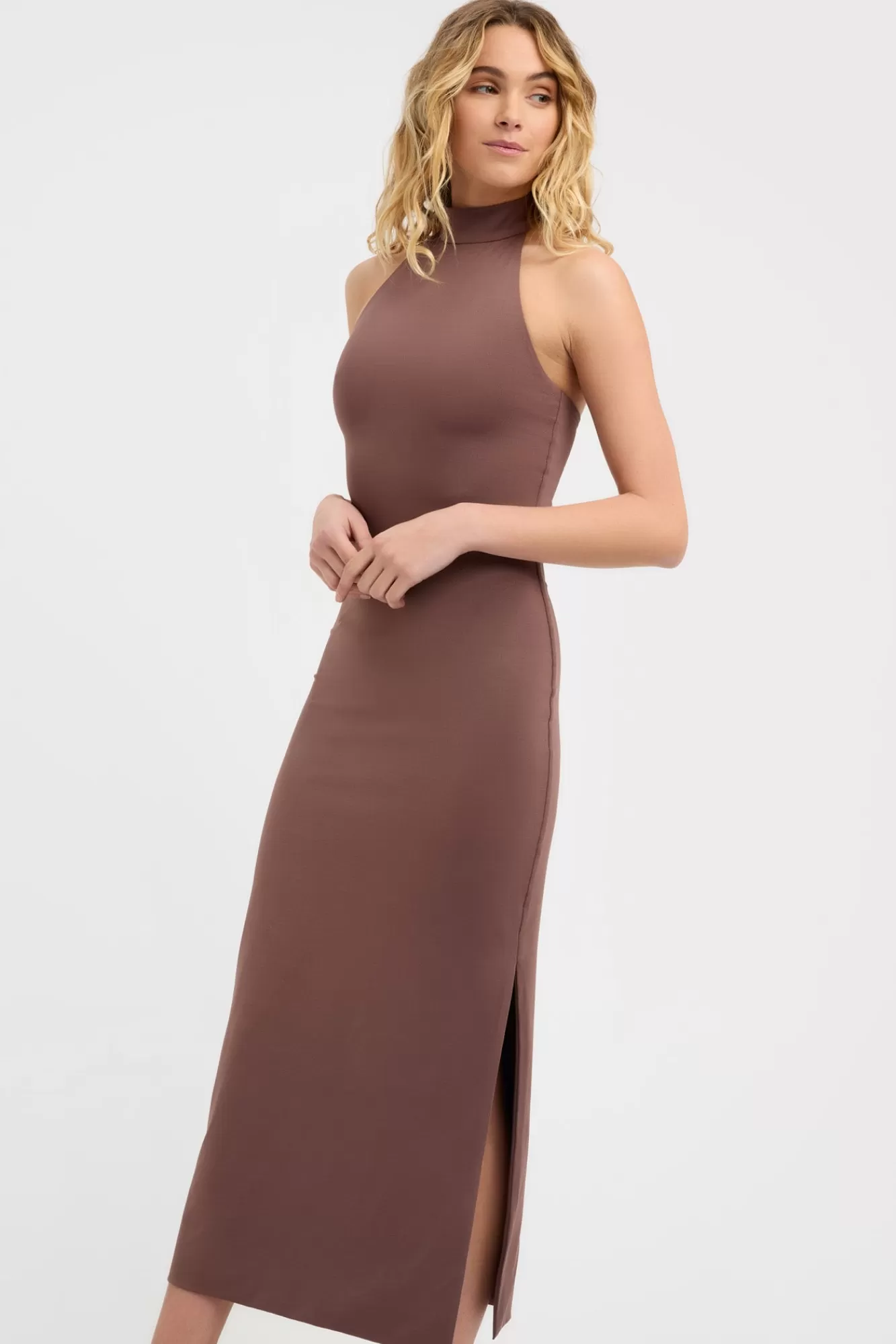 KOOKAÏ Archer Midi Dress Brownie Sale