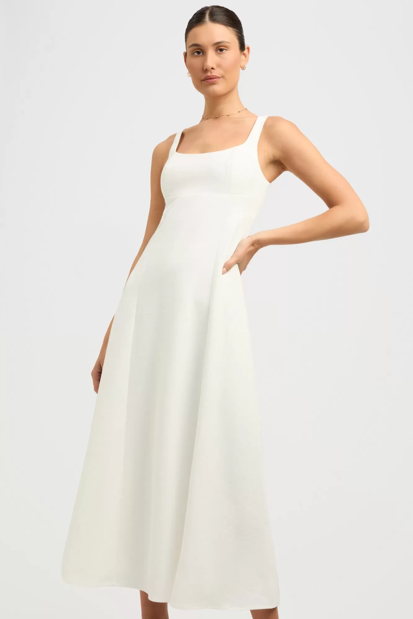 KOOKAÏ Ariel Bodice Dress White Cheap