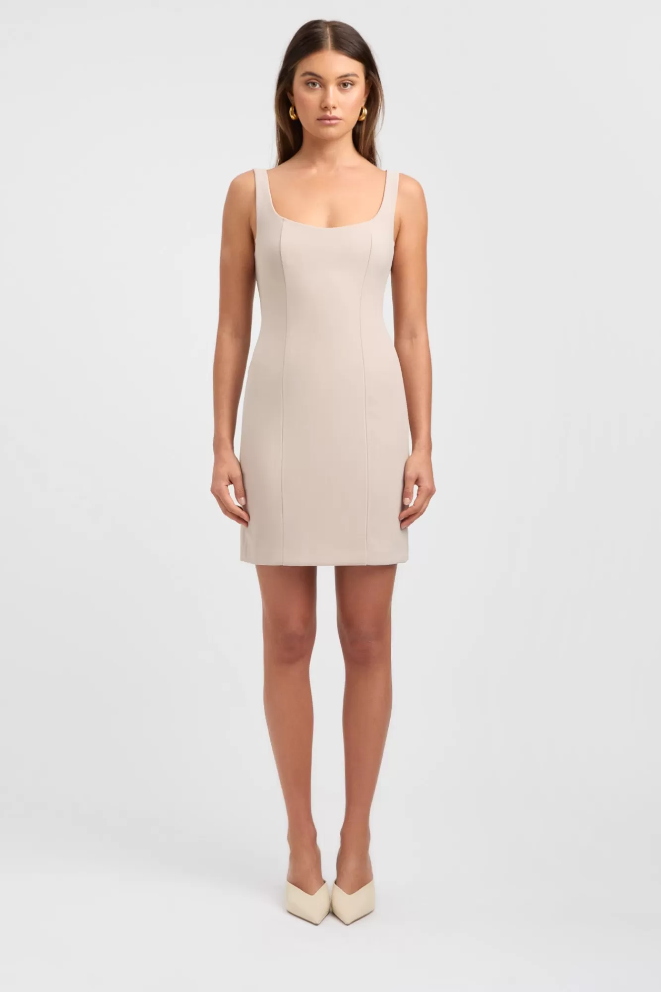 KOOKAÏ Aurora Core Mini Dress Hazelnut Flash Sale