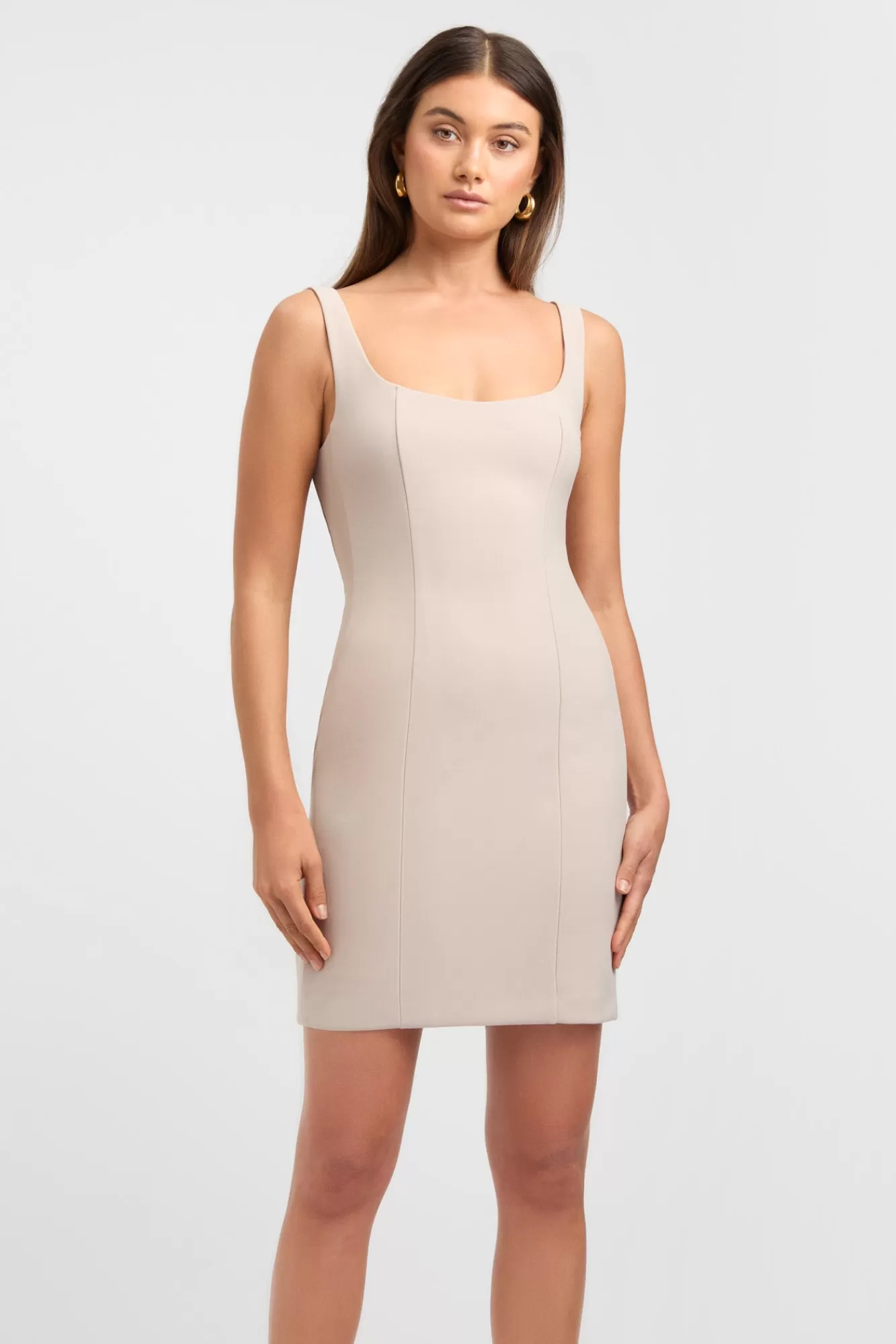 KOOKAÏ Aurora Core Mini Dress Hazelnut Flash Sale