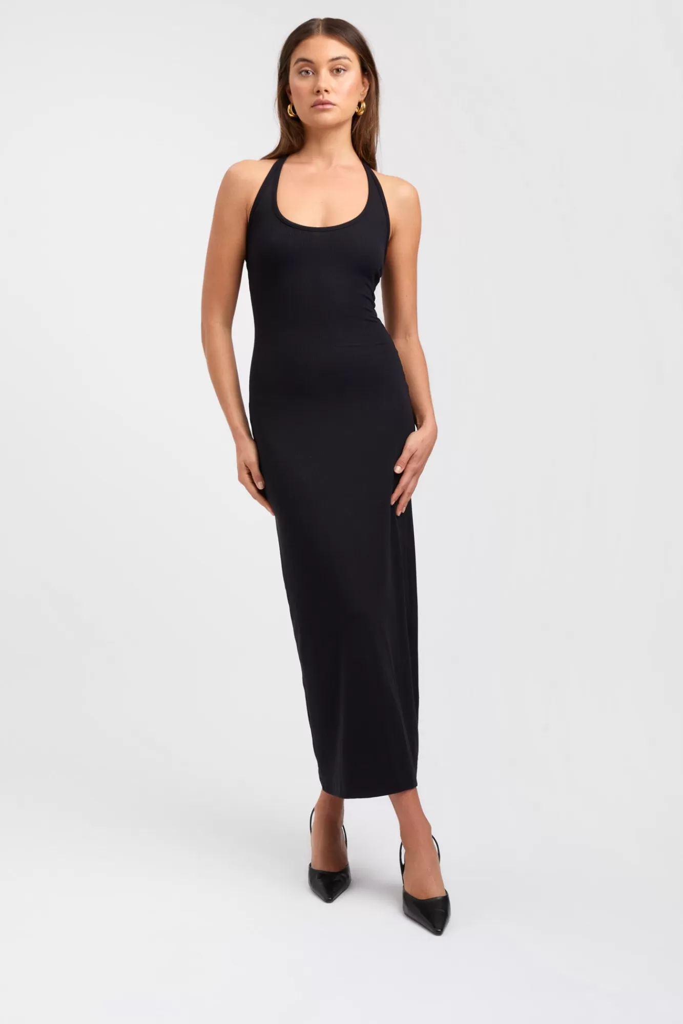 KOOKAÏ Bay Halter Dress Black Hot