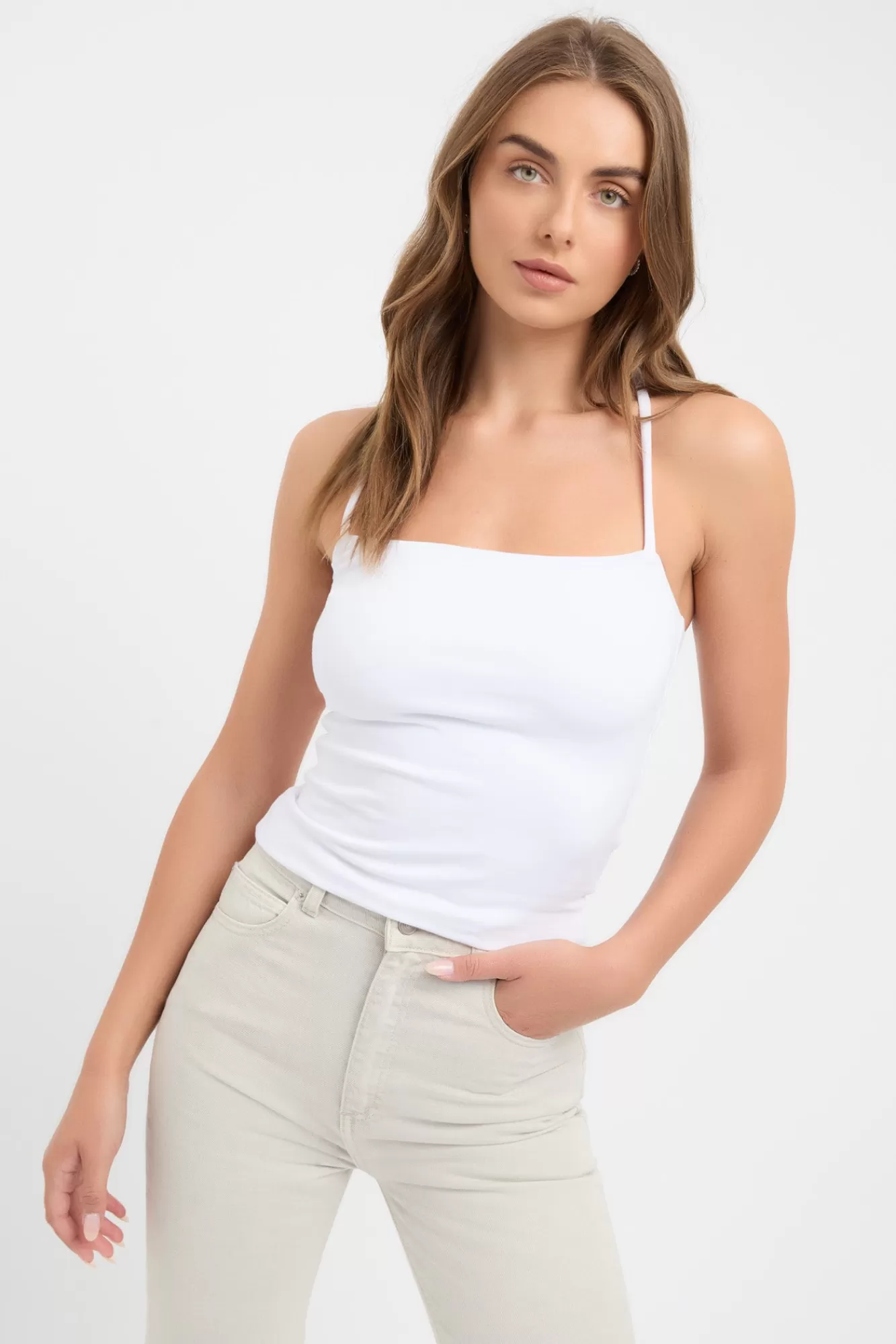 KOOKAÏ Bella Halter Top White Shop