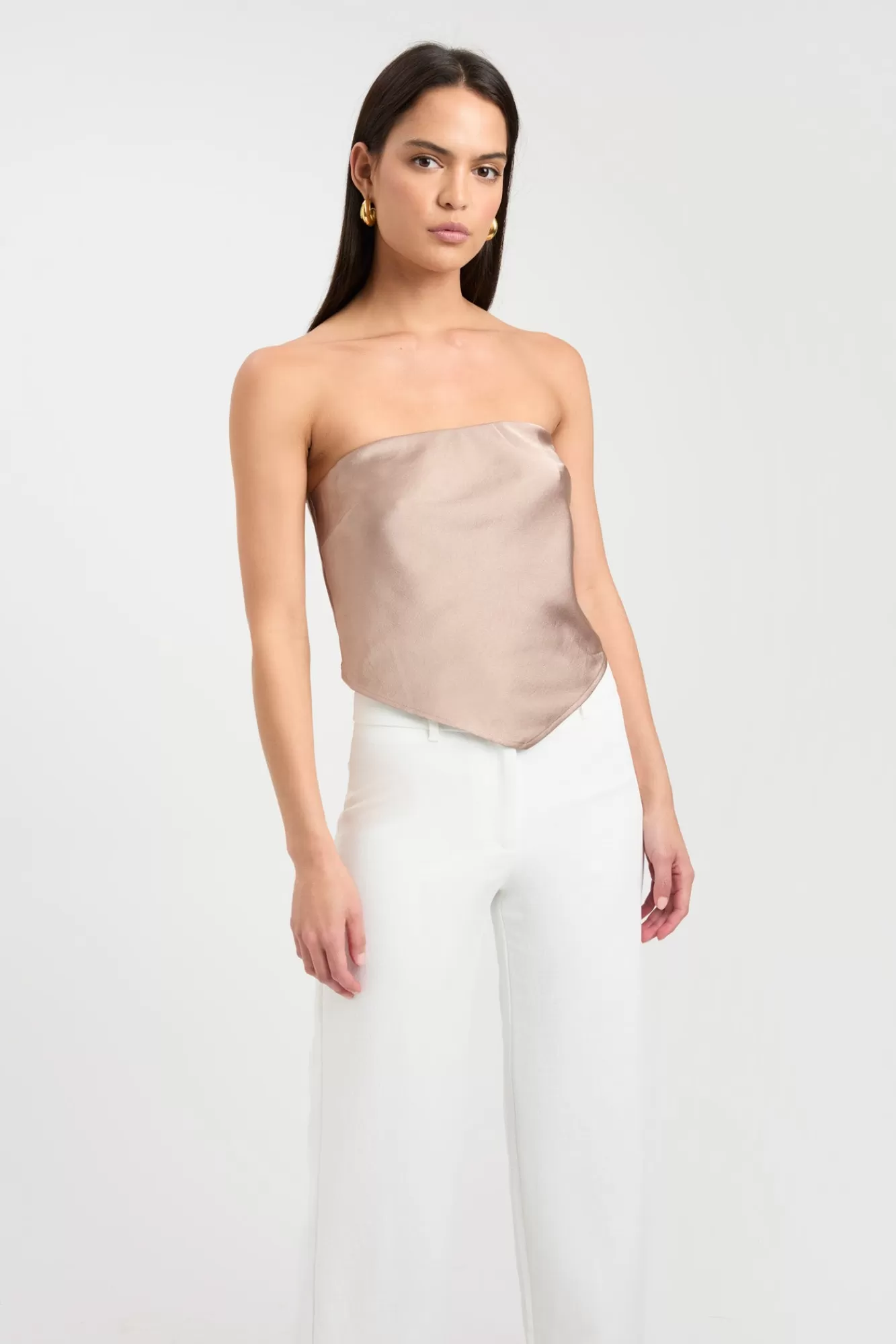 KOOKAÏ Belle Satin Top Bronze Shop