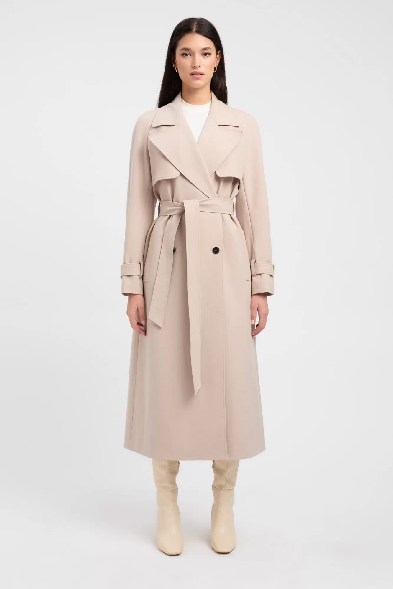 KOOKAÏ Berlin Trench Smoke Beige Cheap