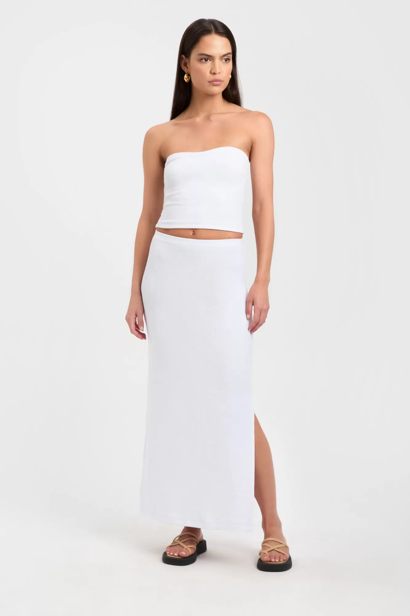 KOOKAÏ Bodhi Low Rise Skirt White Outlet