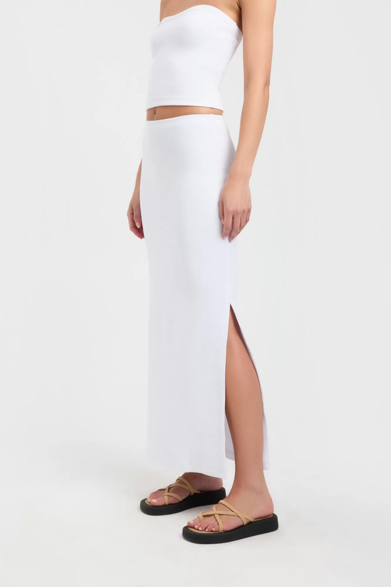 KOOKAÏ Bodhi Low Rise Skirt White Outlet