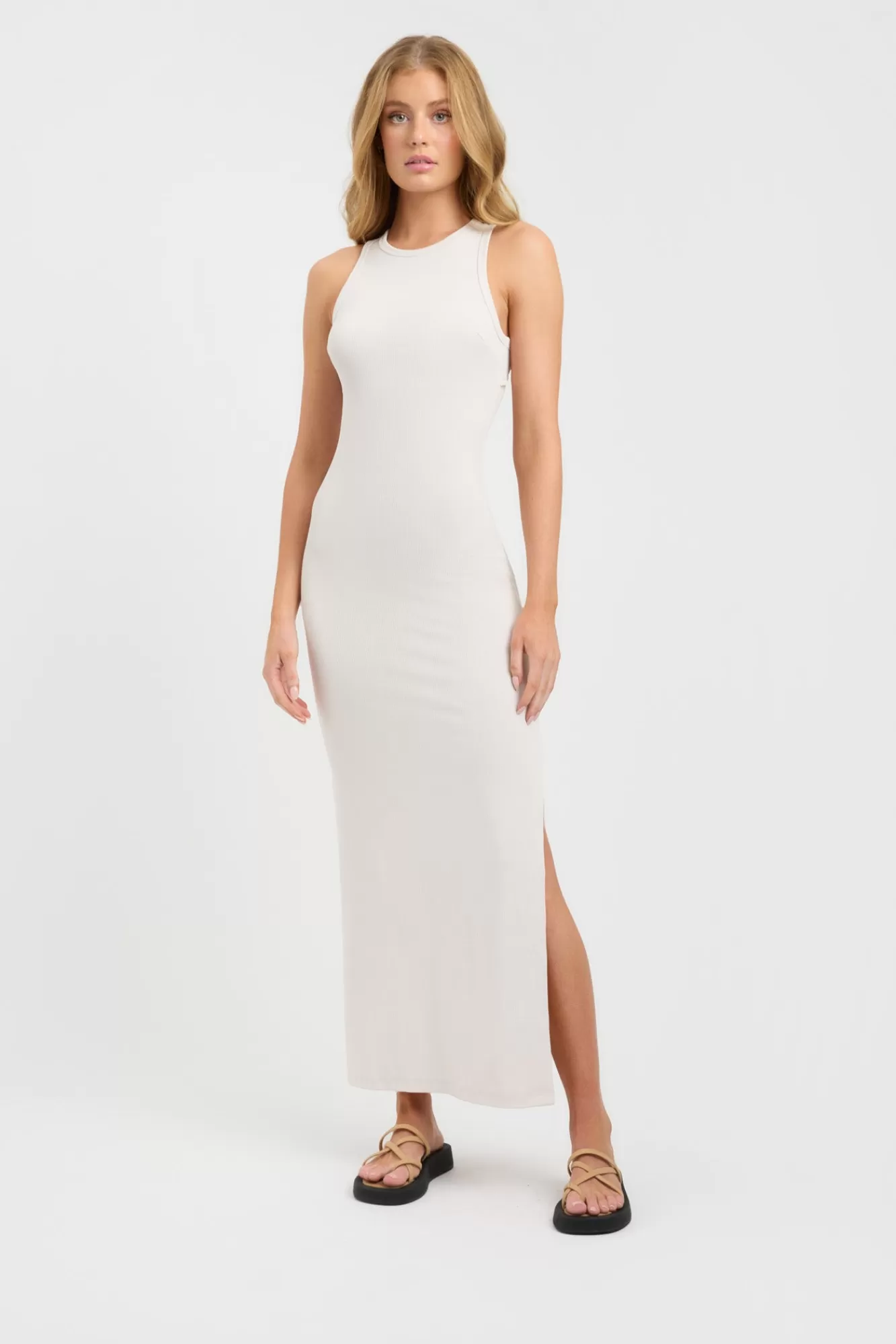 KOOKAÏ Dallas Dress Pearl Grey Flash Sale