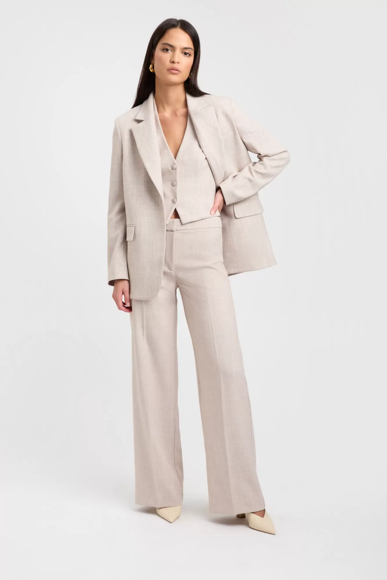 KOOKAÏ Darcy Curved Blazer Almondine Store