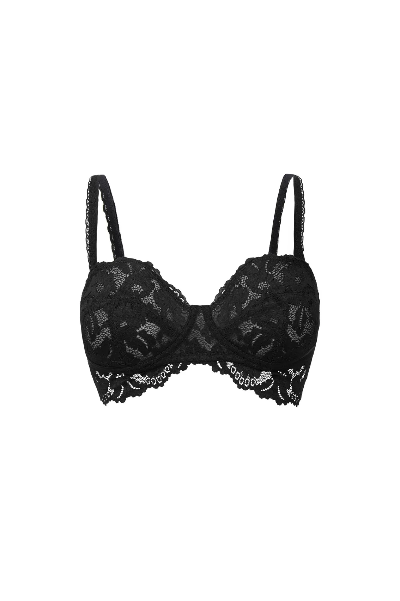 KOOKAÏ Effie Lace Bralette Black Cheap