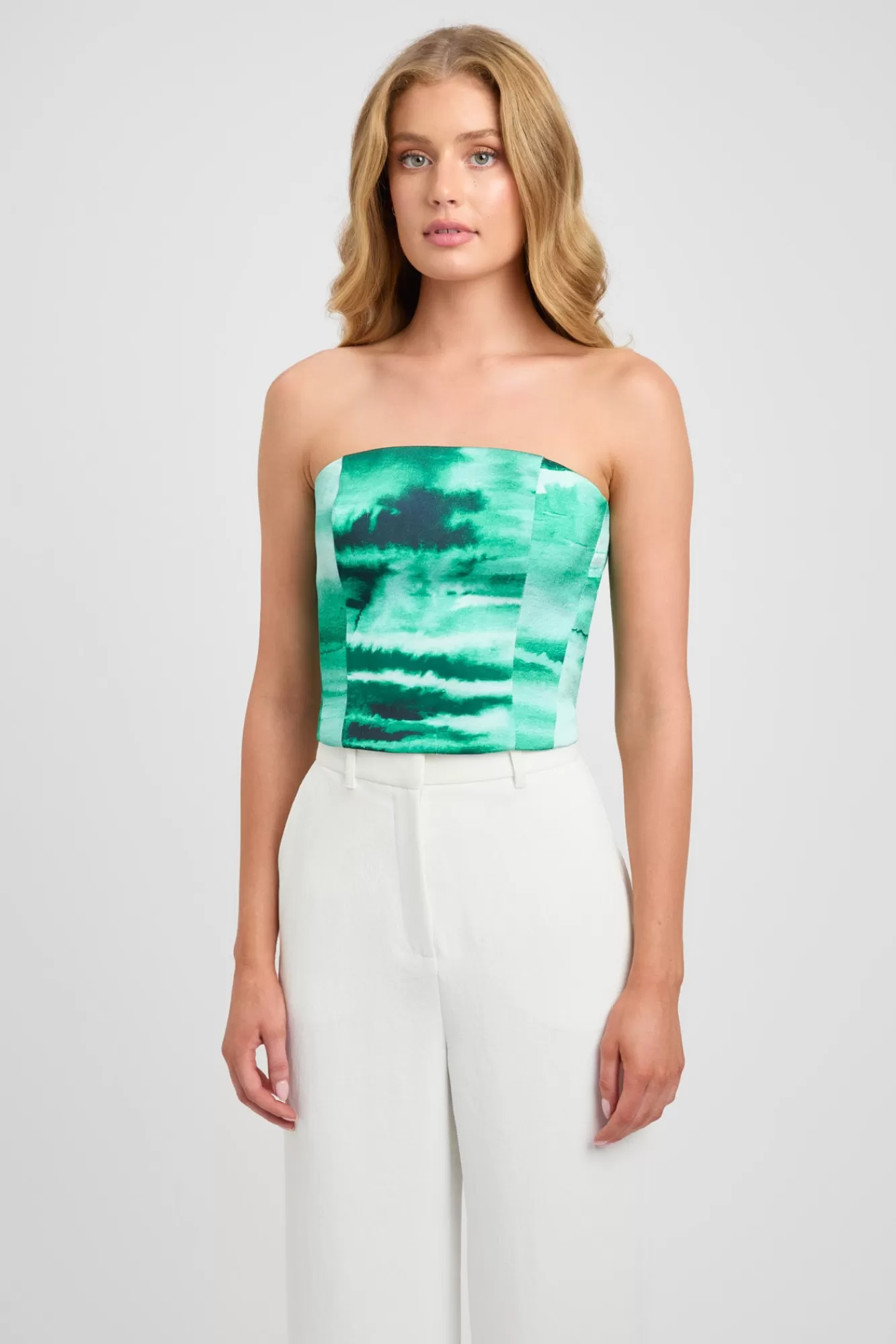 KOOKAÏ Gwen Strapless Top Green Best