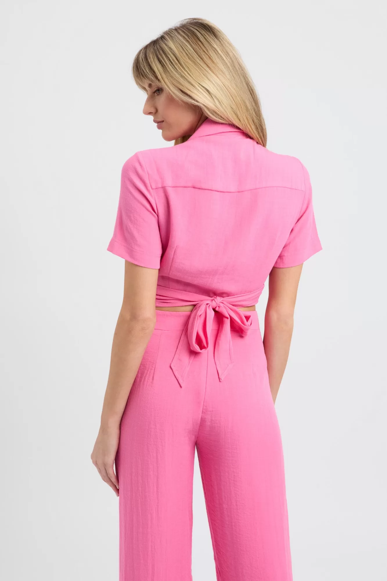 KOOKAÏ Hayman Crop Shirt Bubblegum Pink Cheap