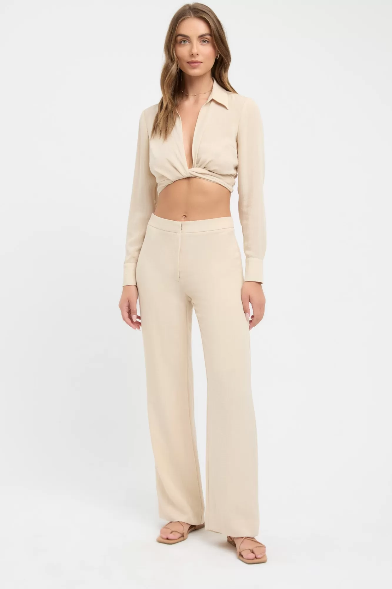 KOOKAÏ Hayman Low Rise Pant Cashew Cheap