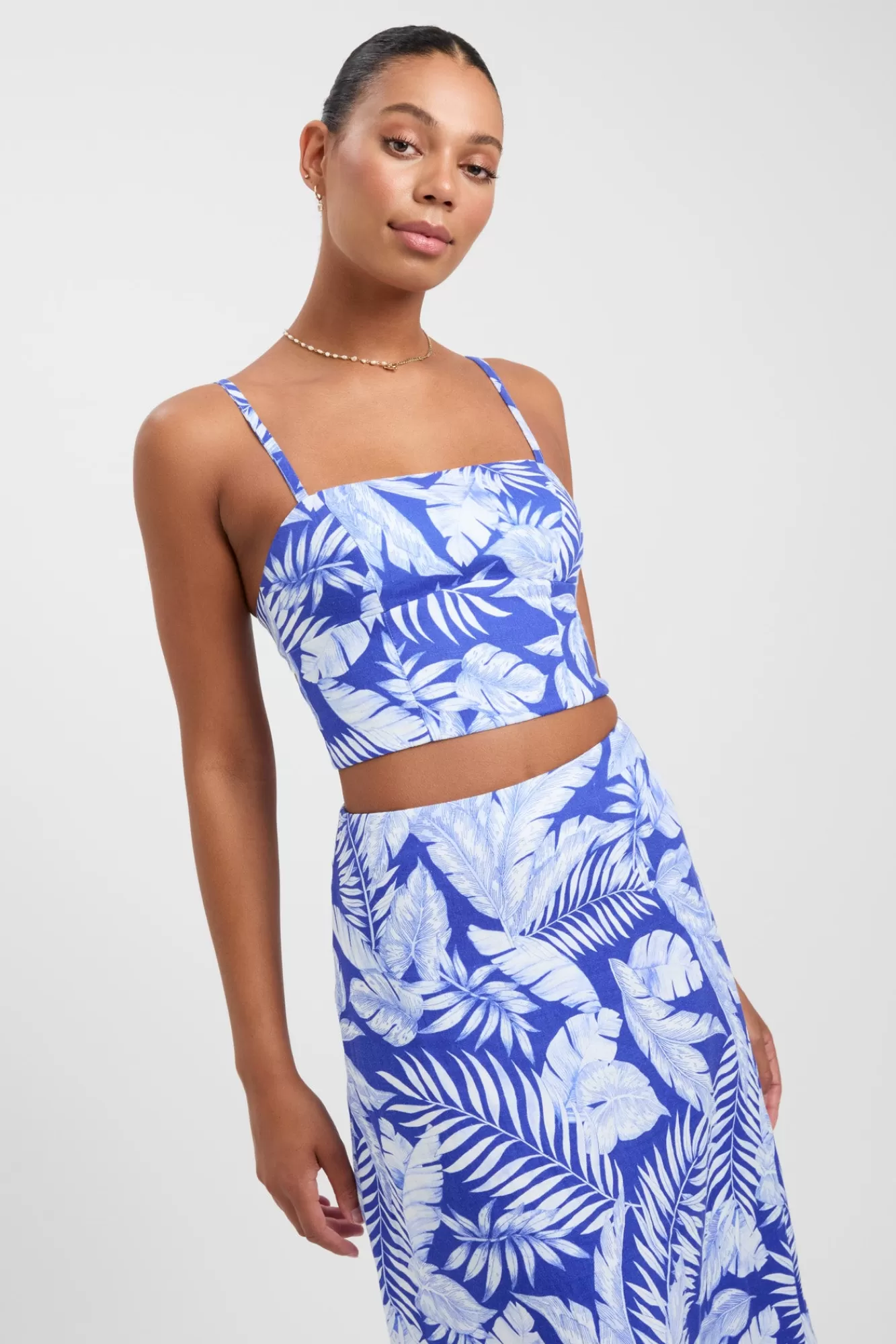 KOOKAÏ Justine Crop Top Dazzling Blue Best Sale