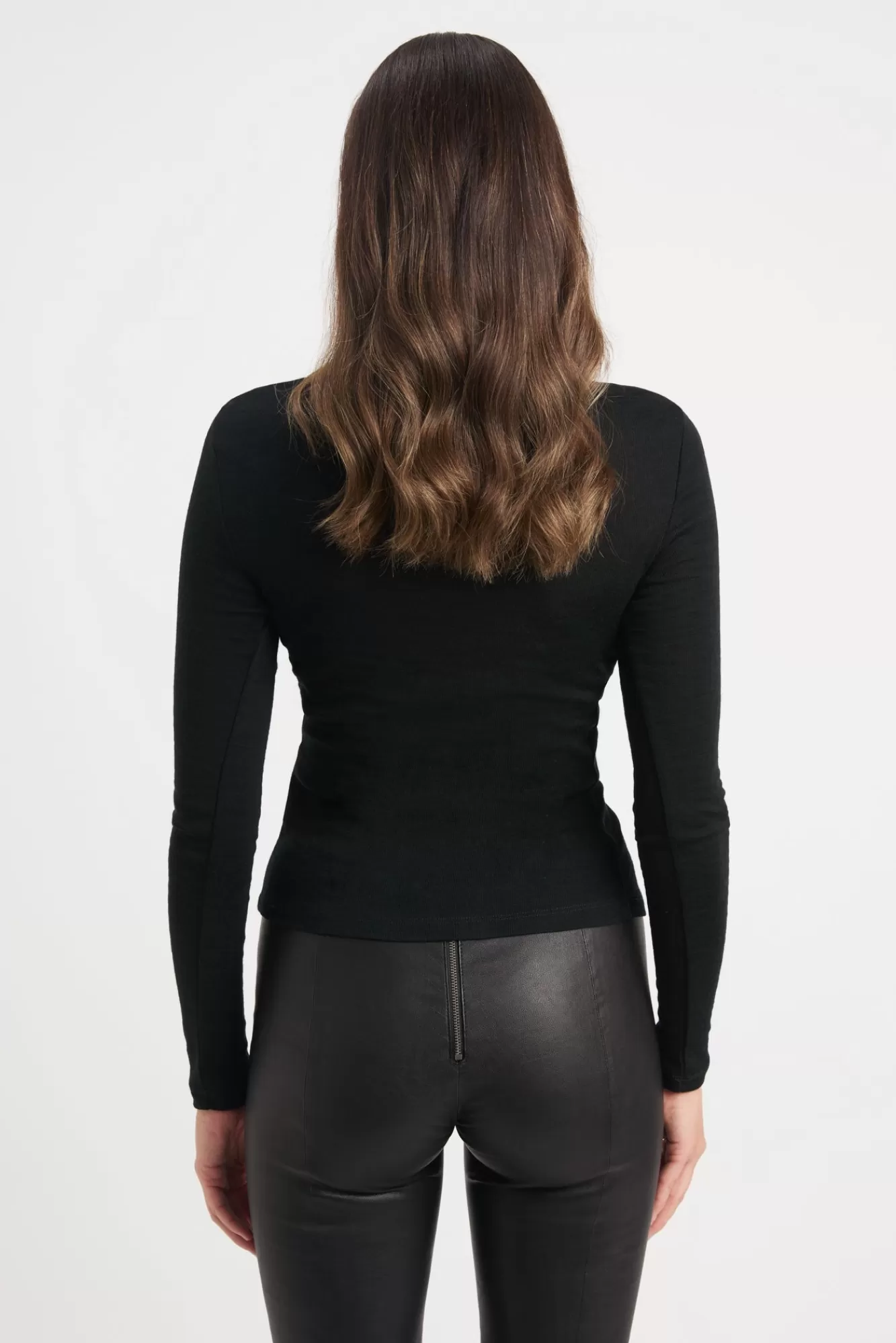 KOOKAÏ Kalara Long Sleeve Twist Top Black Outlet