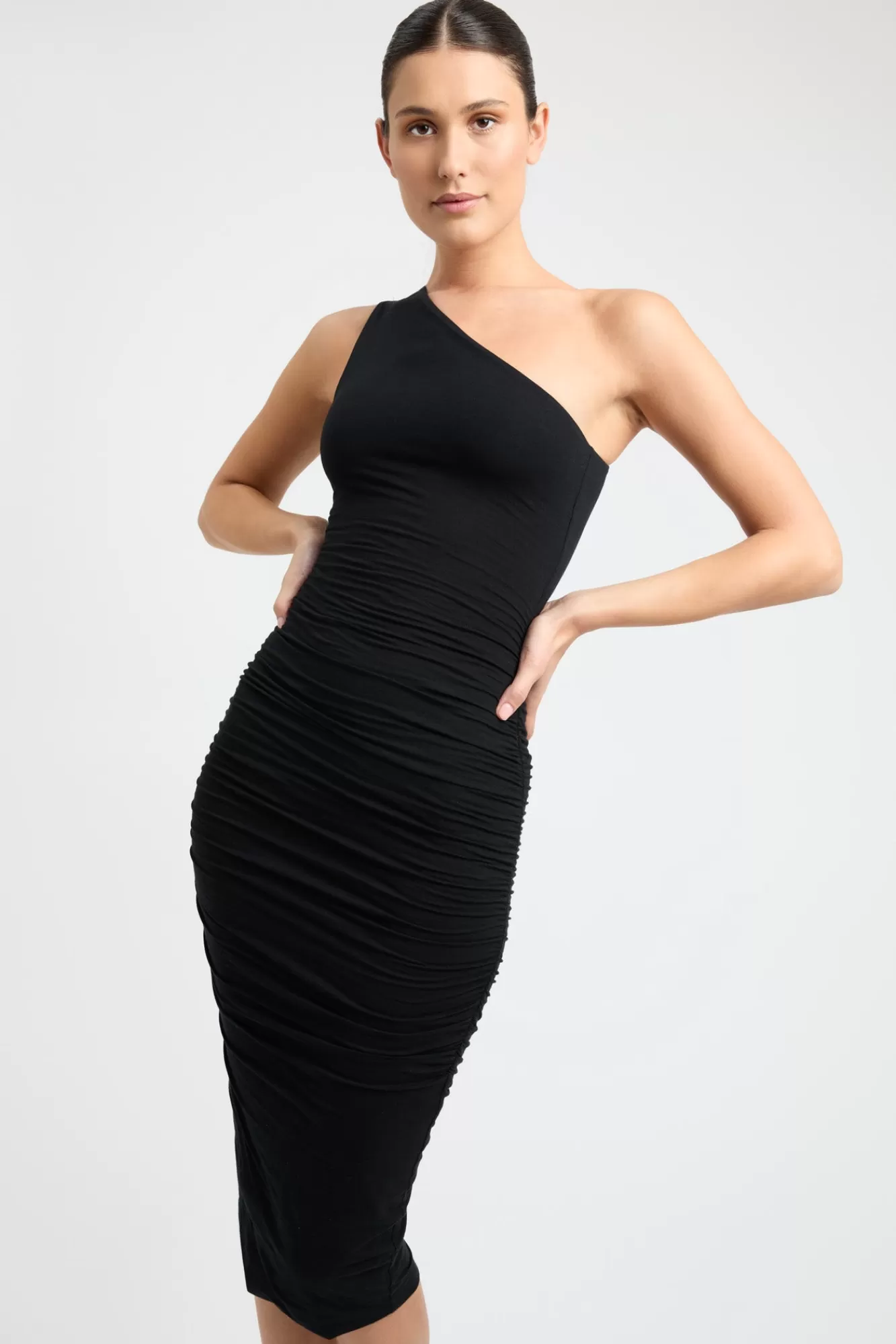 KOOKAÏ Keeley Midi Dress Black Flash Sale