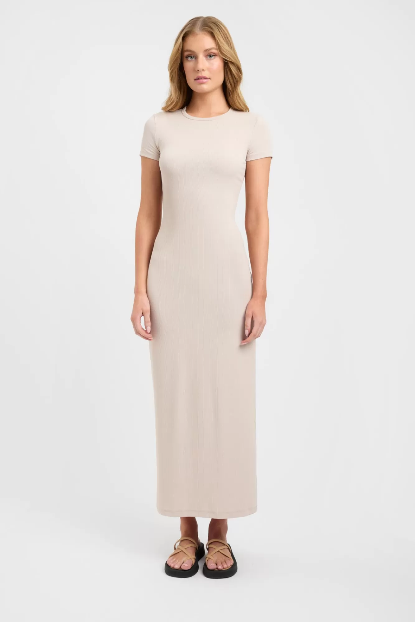 KOOKAÏ Lani Midi Dress Warm Beige Hot