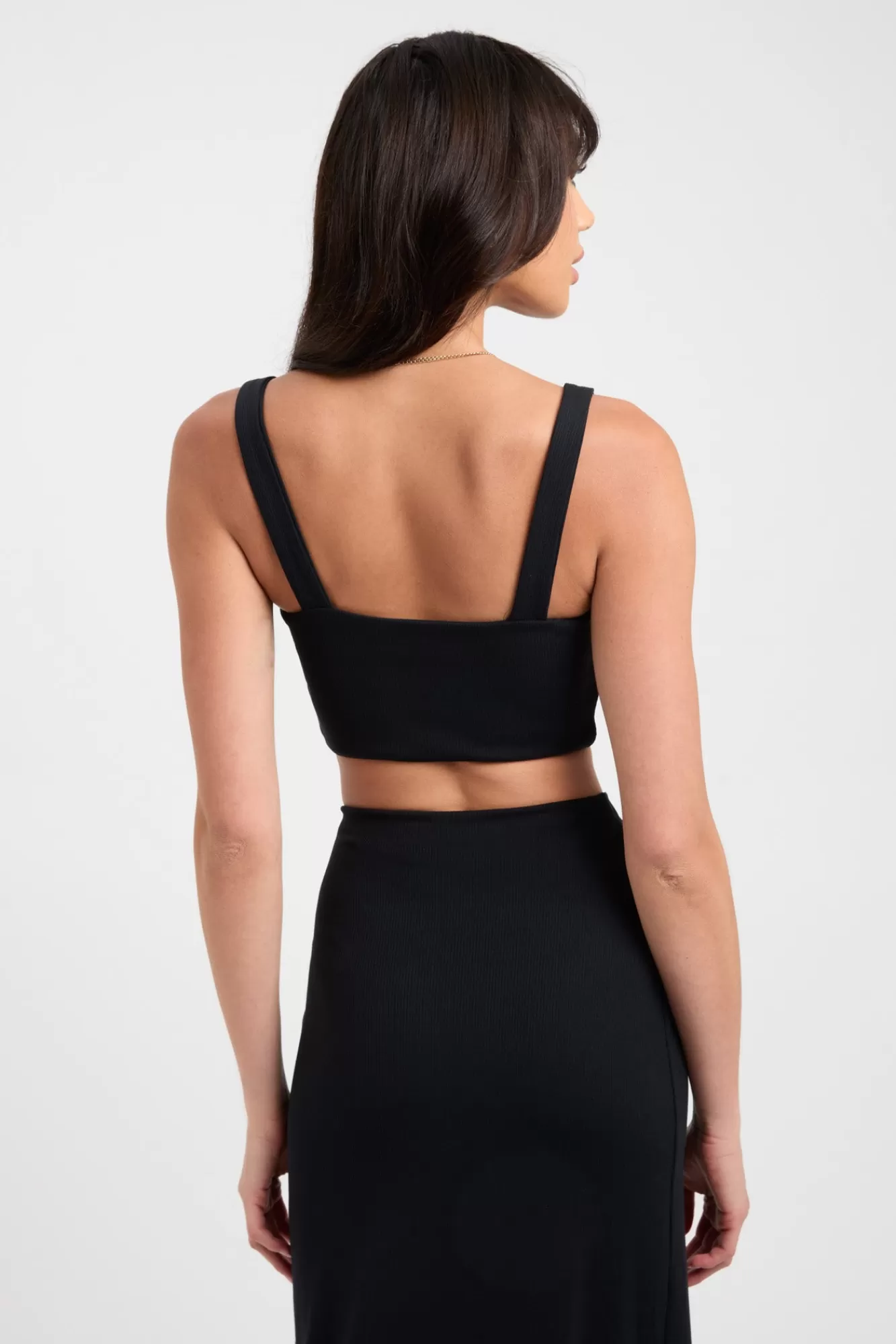 KOOKAÏ Laura Crop Black Clearance