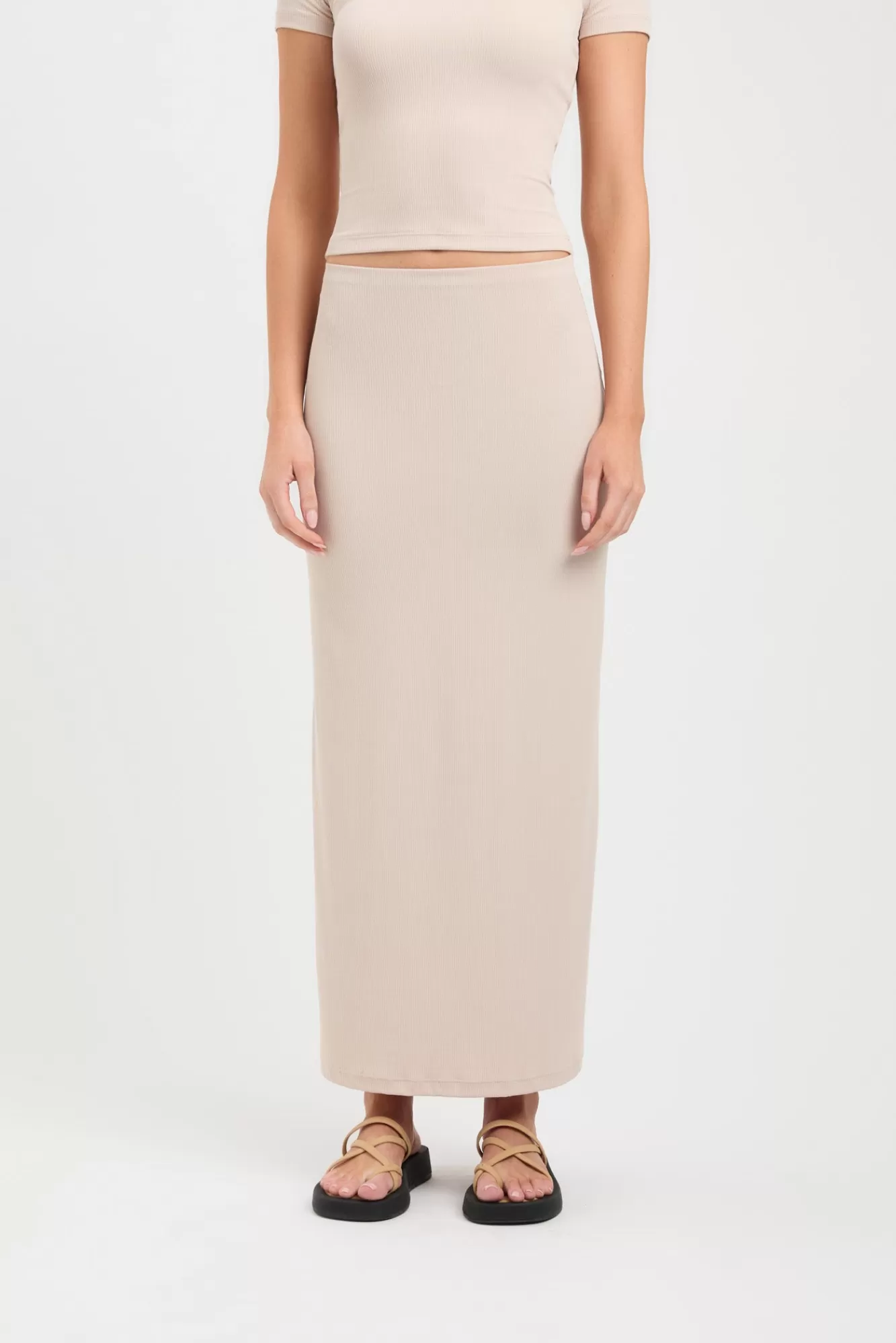 KOOKAÏ Laura Skirt Warm Beige Flash Sale