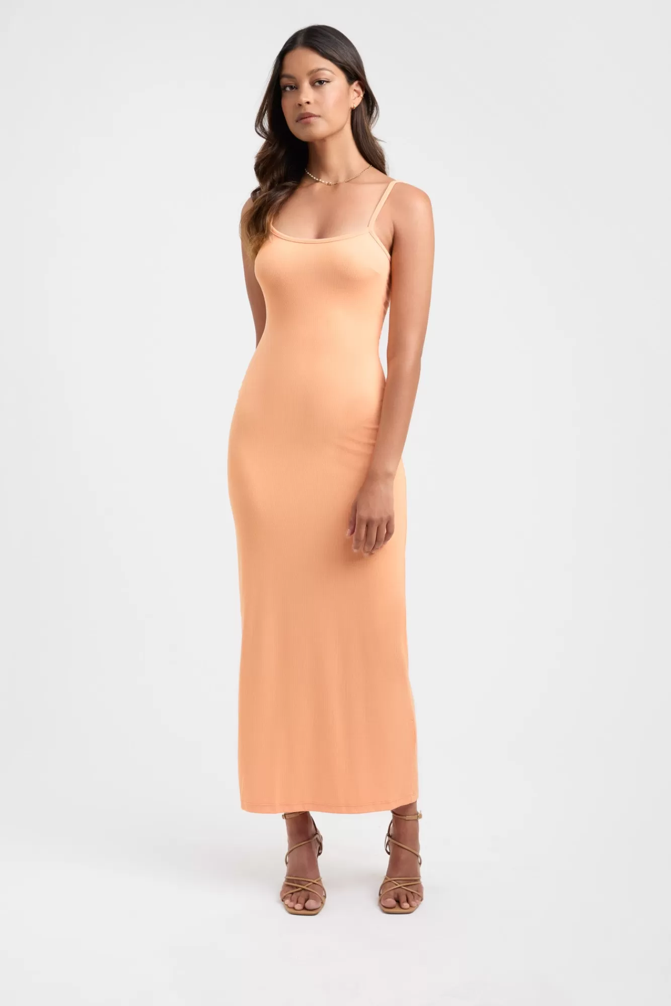 KOOKAÏ Layla Long Dress Peach Quartz Online