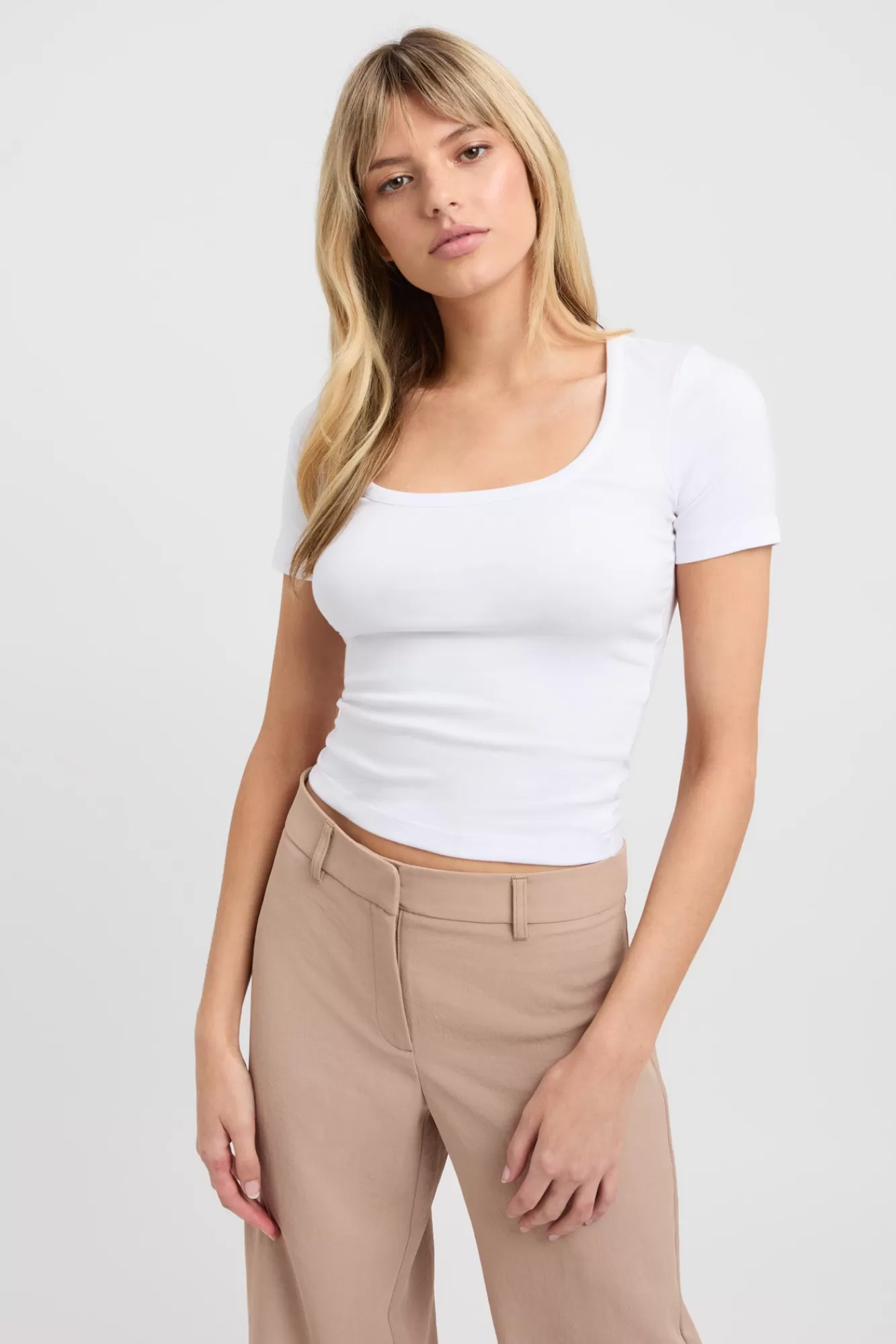 KOOKAÏ Lillie Top White Clearance