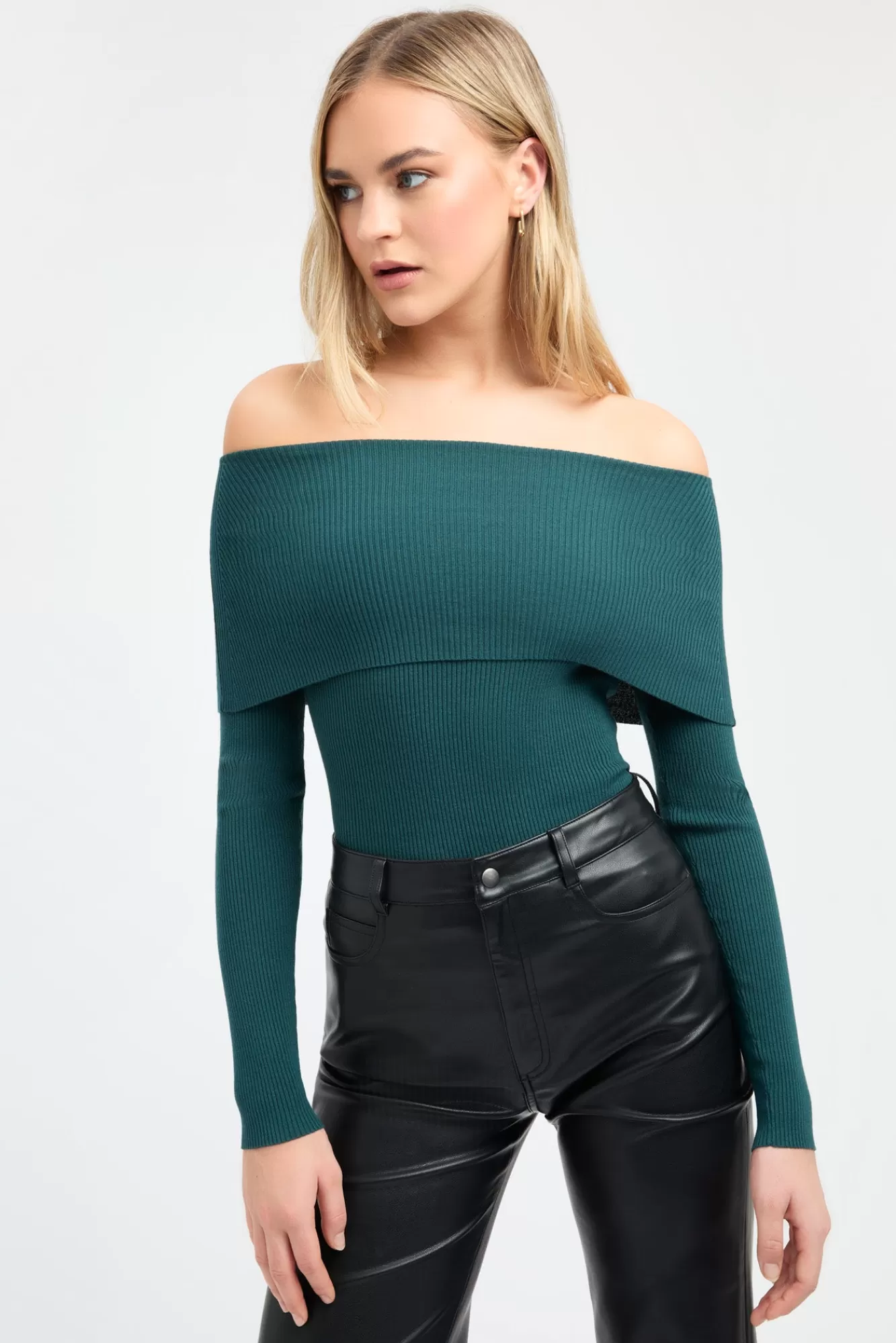 KOOKAÏ Lola Fold-Down Top Deep Green Online