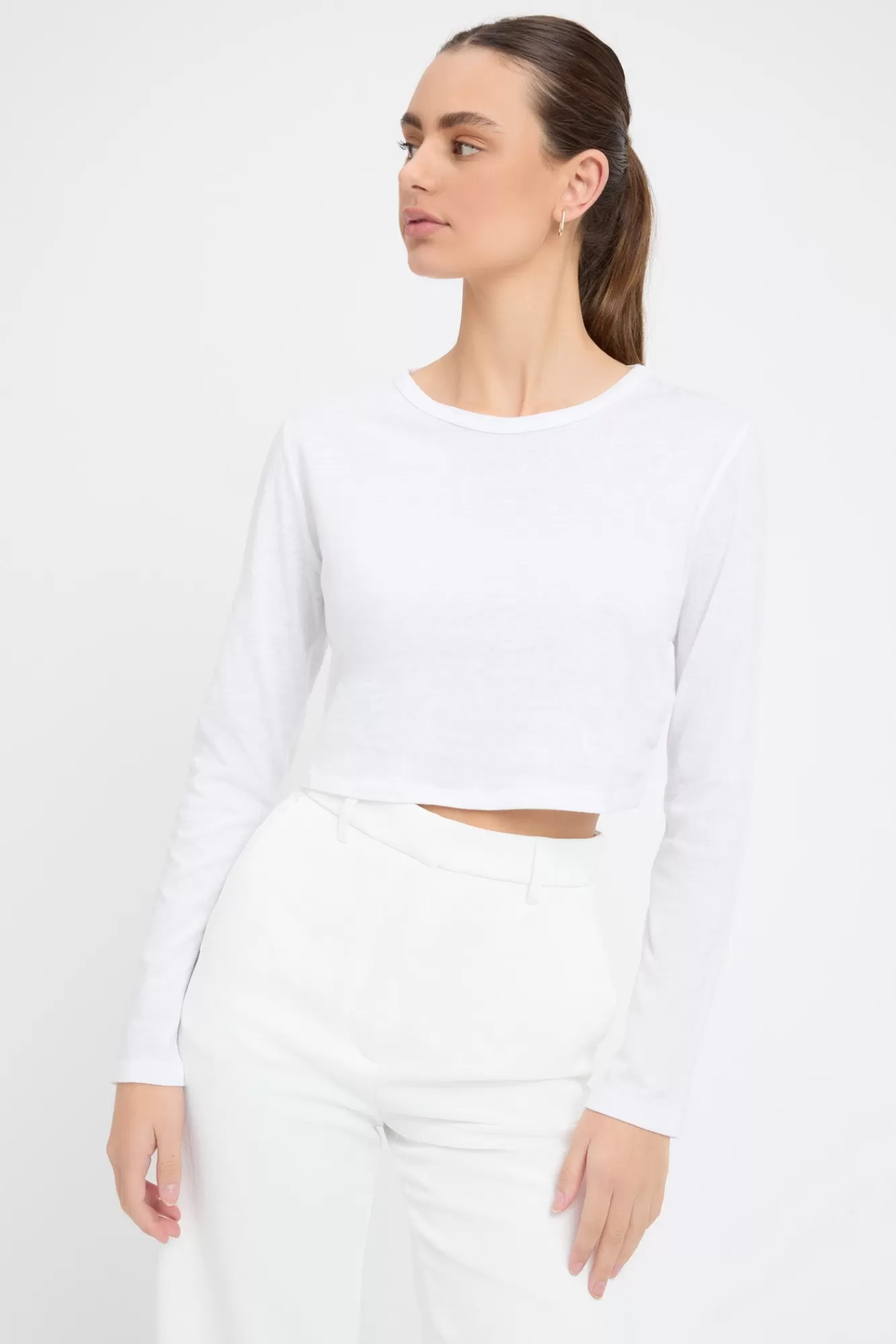 KOOKAÏ Lucienne Long Sleeve Top White Cheap