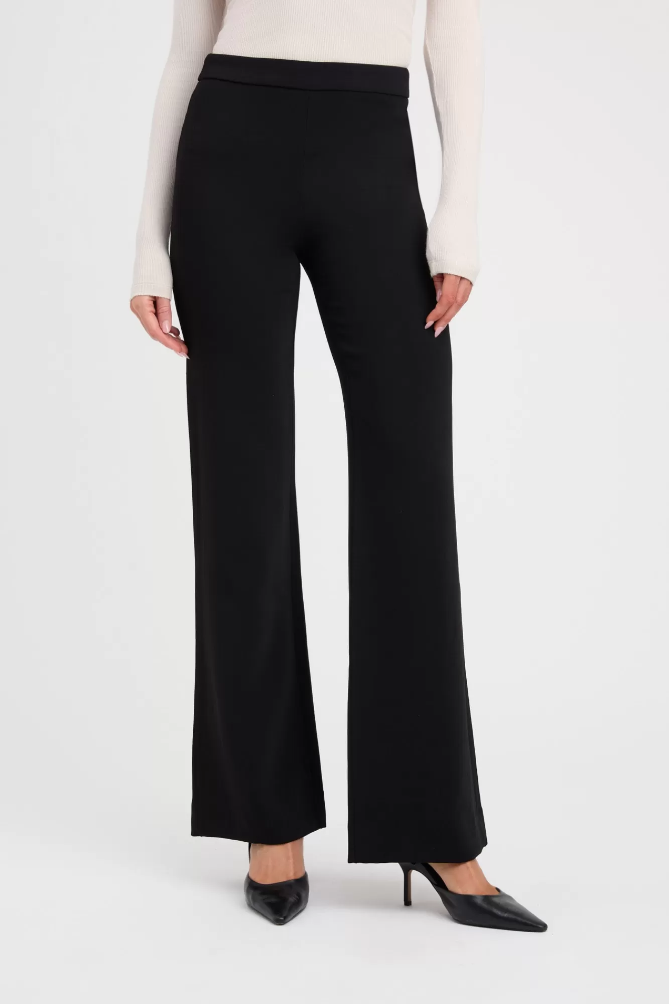 KOOKAÏ Lux Long Flare Pants Black Shop