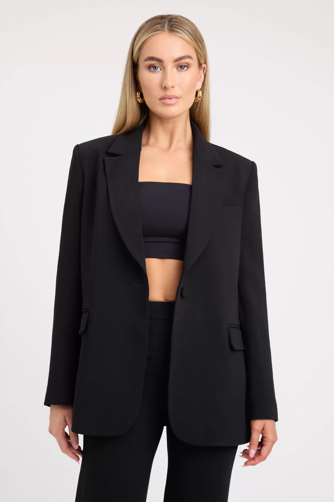 KOOKAÏ Lux Staple Blazer Black Best Sale