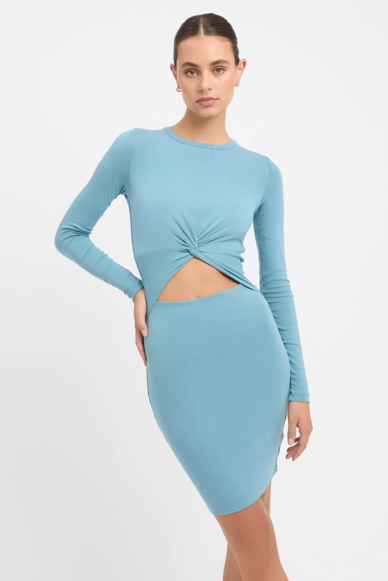 KOOKAÏ Mabel Twist Dress Blue Haze Online