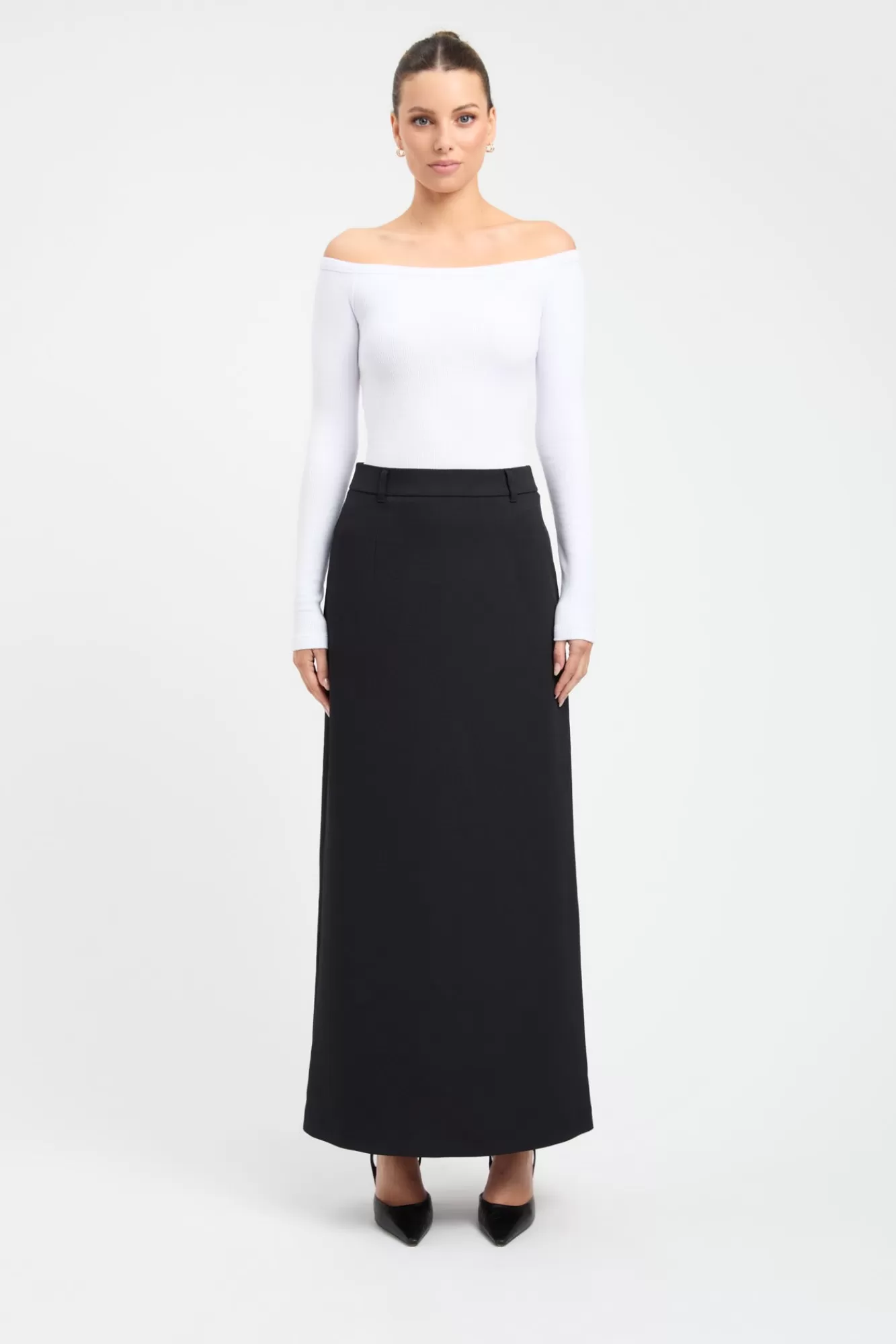 KOOKAÏ Madison Off Shoulder Top White Sale