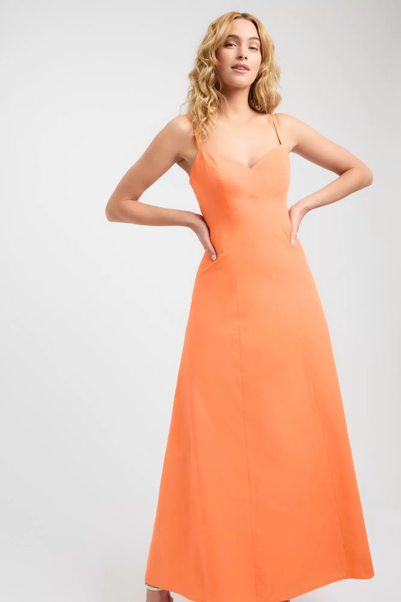 KOOKAÏ Maguy Maxi Dress Tangerine Cheap