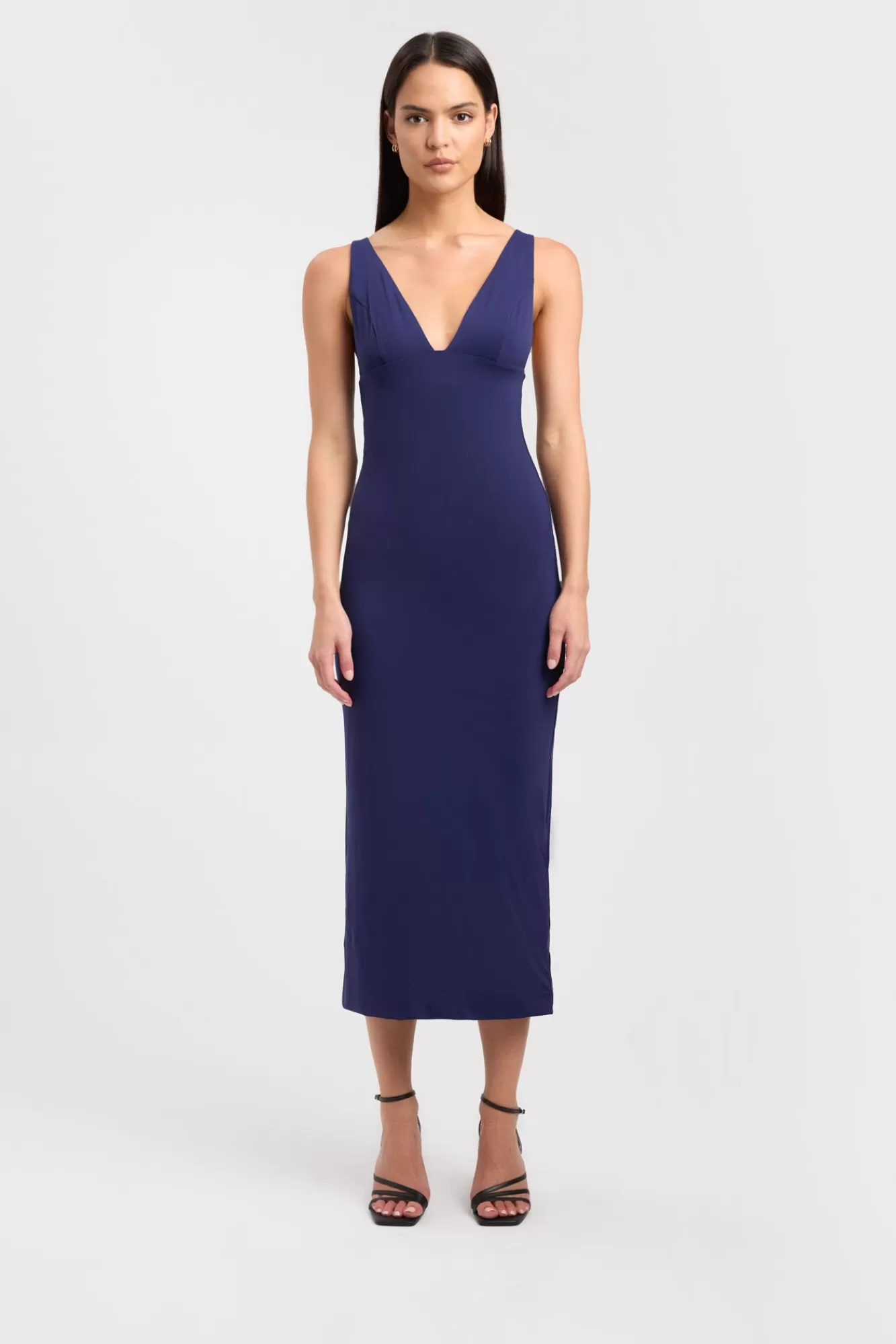 KOOKAÏ Magy Midi Dress Navy Night Hot