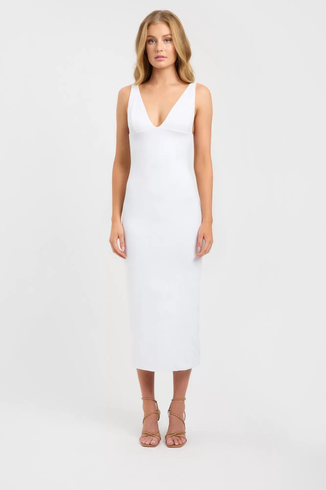 KOOKAÏ Magy Midi Dress White Discount