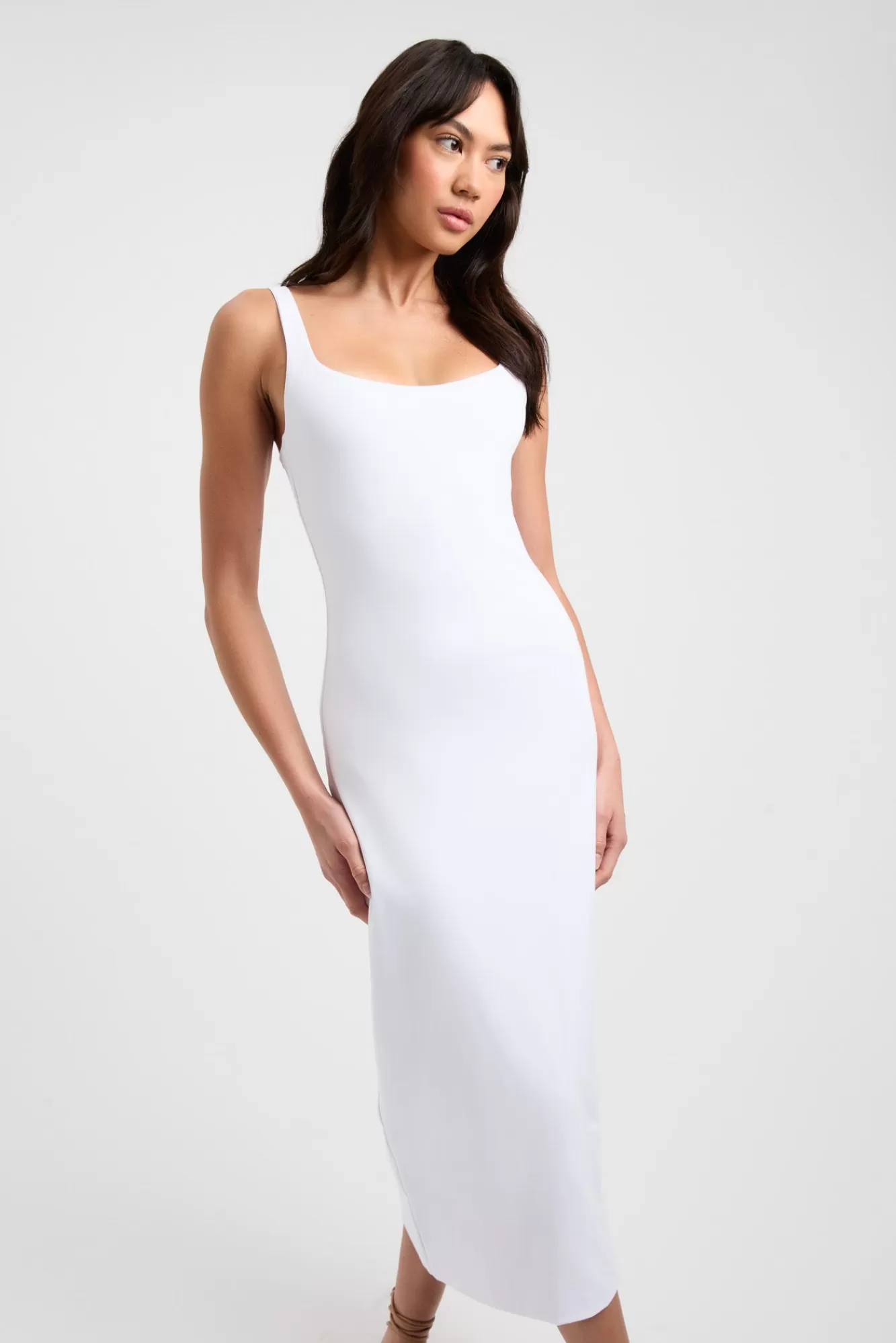 KOOKAÏ Marcella Midi Dress White New