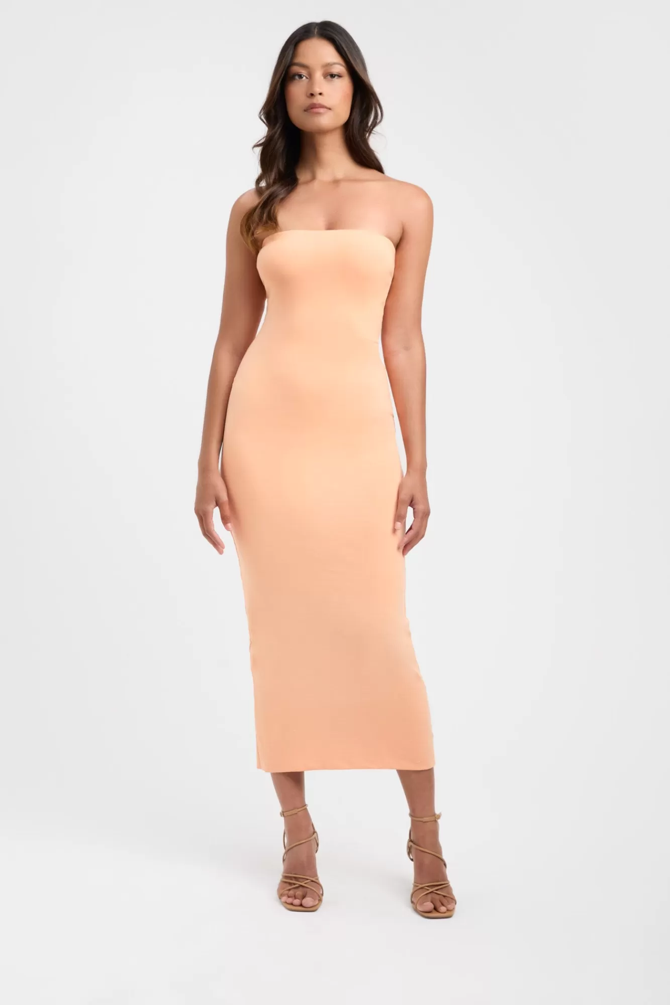 KOOKAÏ Matilda Maxi Dress Peach Quartz Outlet