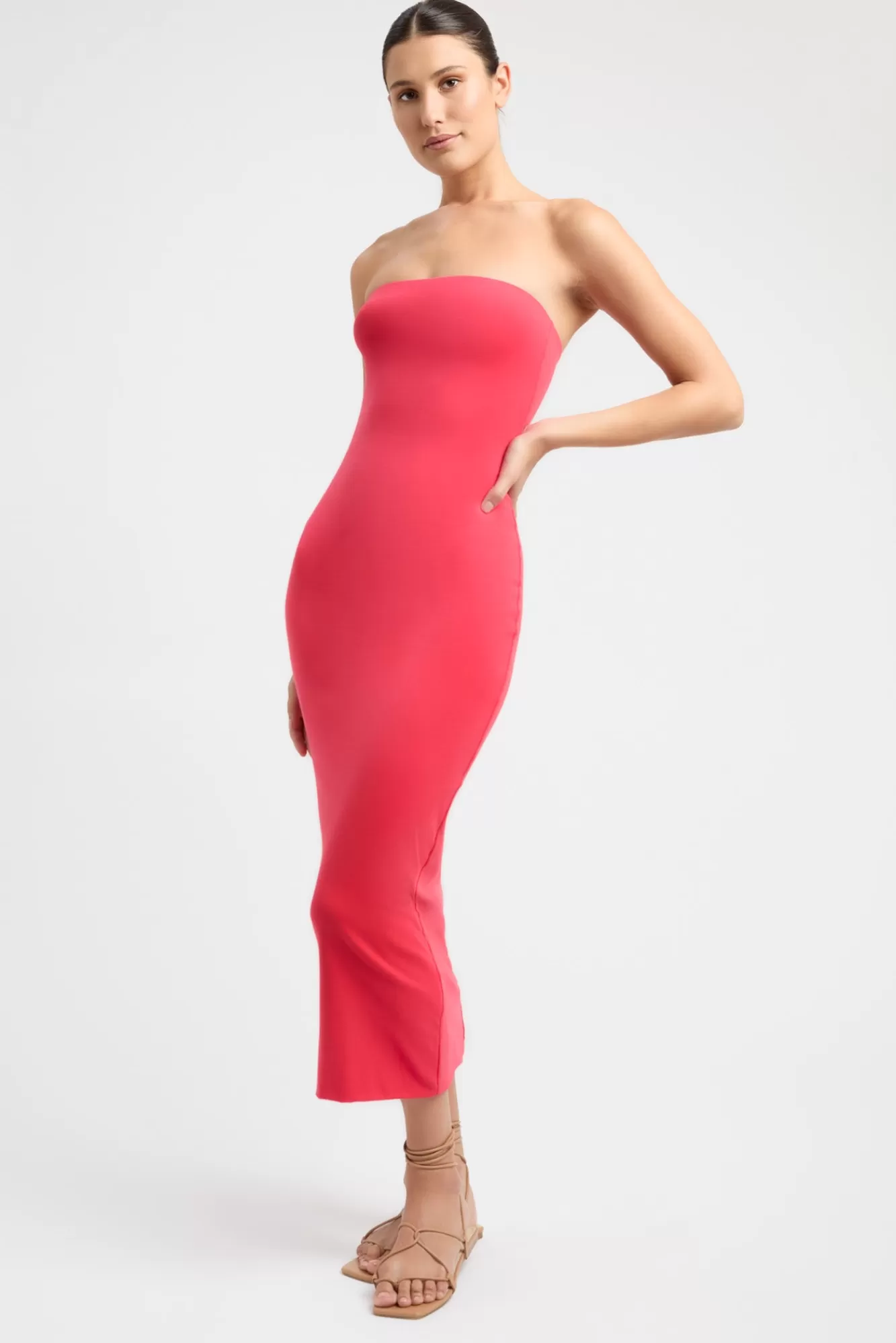 KOOKAÏ Matilda Maxi Dress Candy Red Best Sale