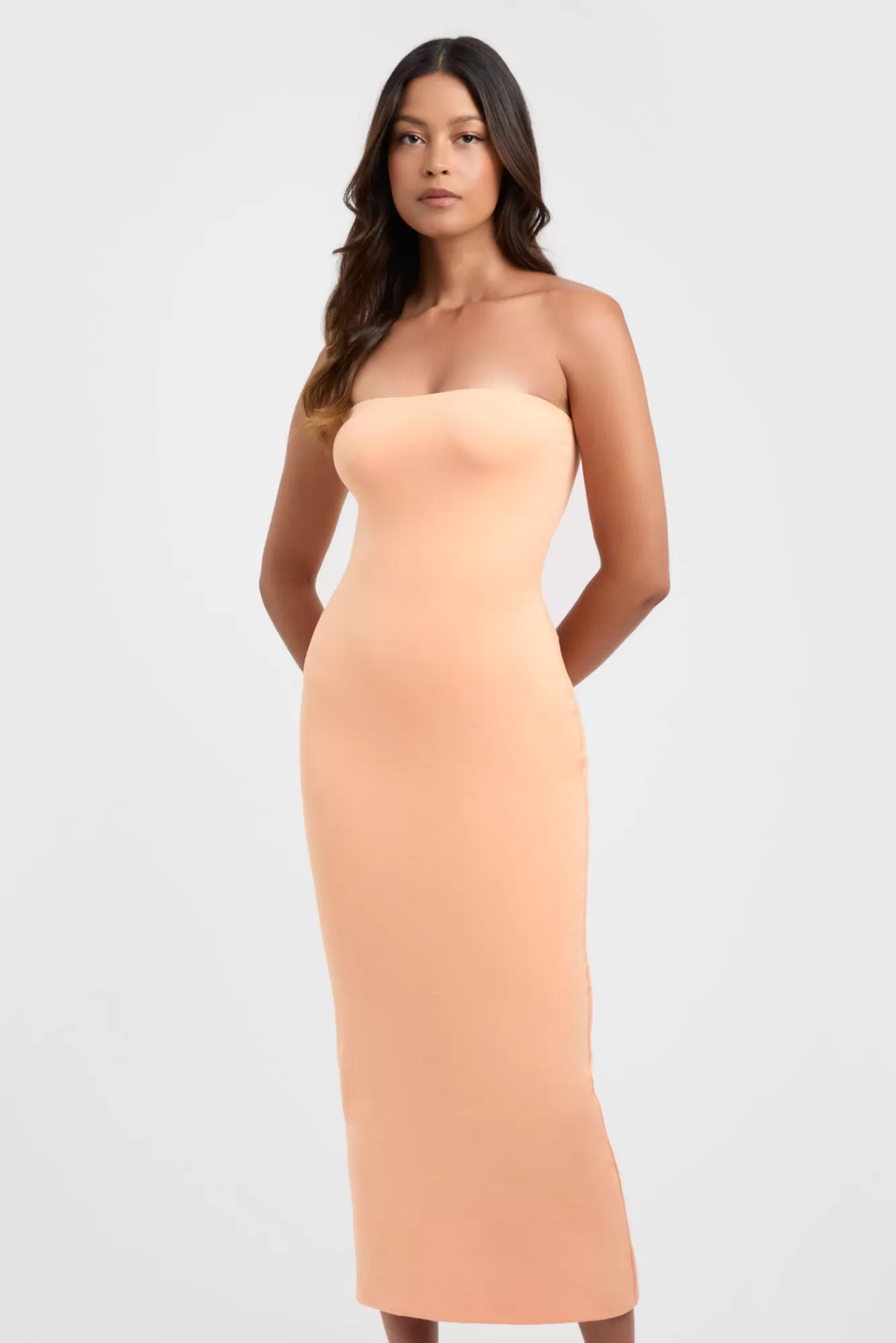 KOOKAÏ Matilda Maxi Dress Peach Quartz Fashion