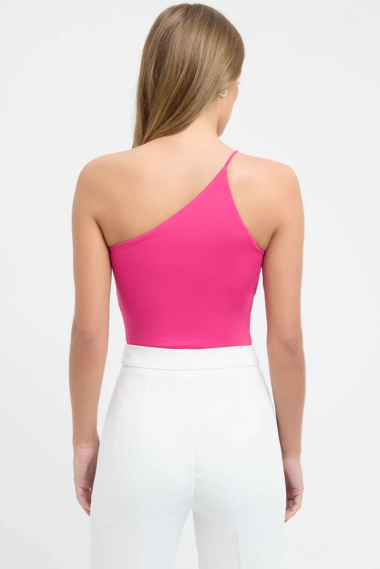 KOOKAÏ Mel One Shoulder Top Paradise Pink Online