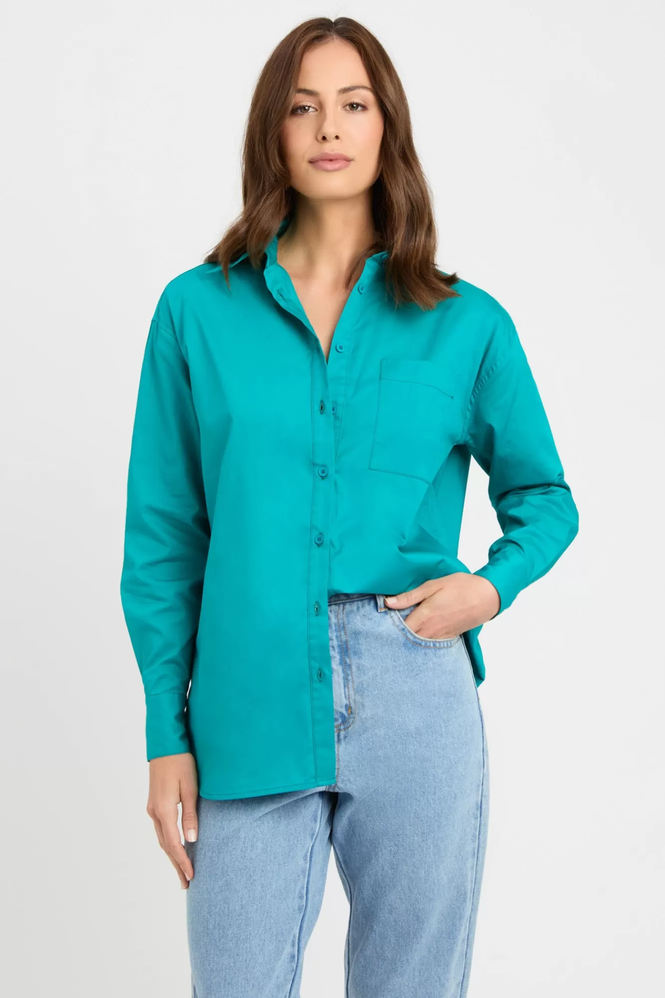 KOOKAÏ Monaco Staple Shirt Teal Fashion