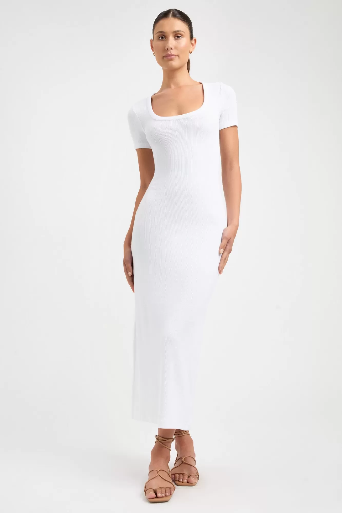 KOOKAÏ Morgan Midi Dress White Fashion