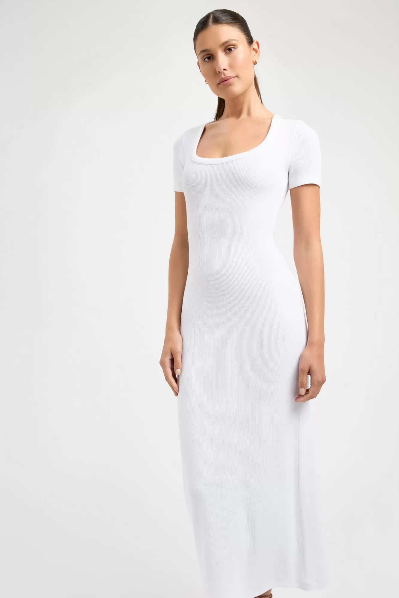 KOOKAÏ Morgan Midi Dress White Fashion