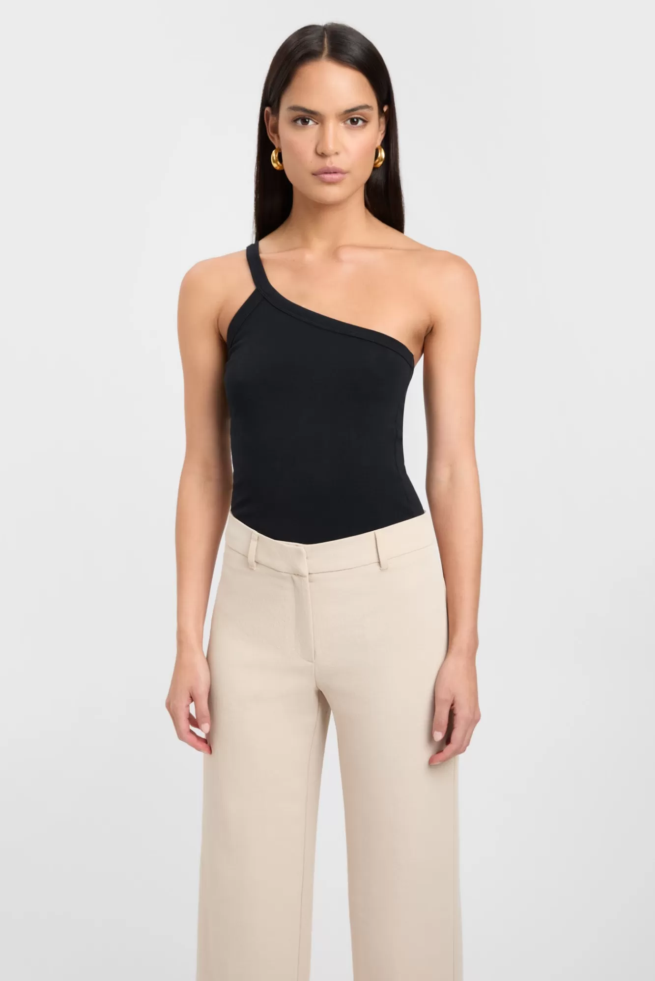 KOOKAÏ Nikki One Shoulder Top Black Outlet